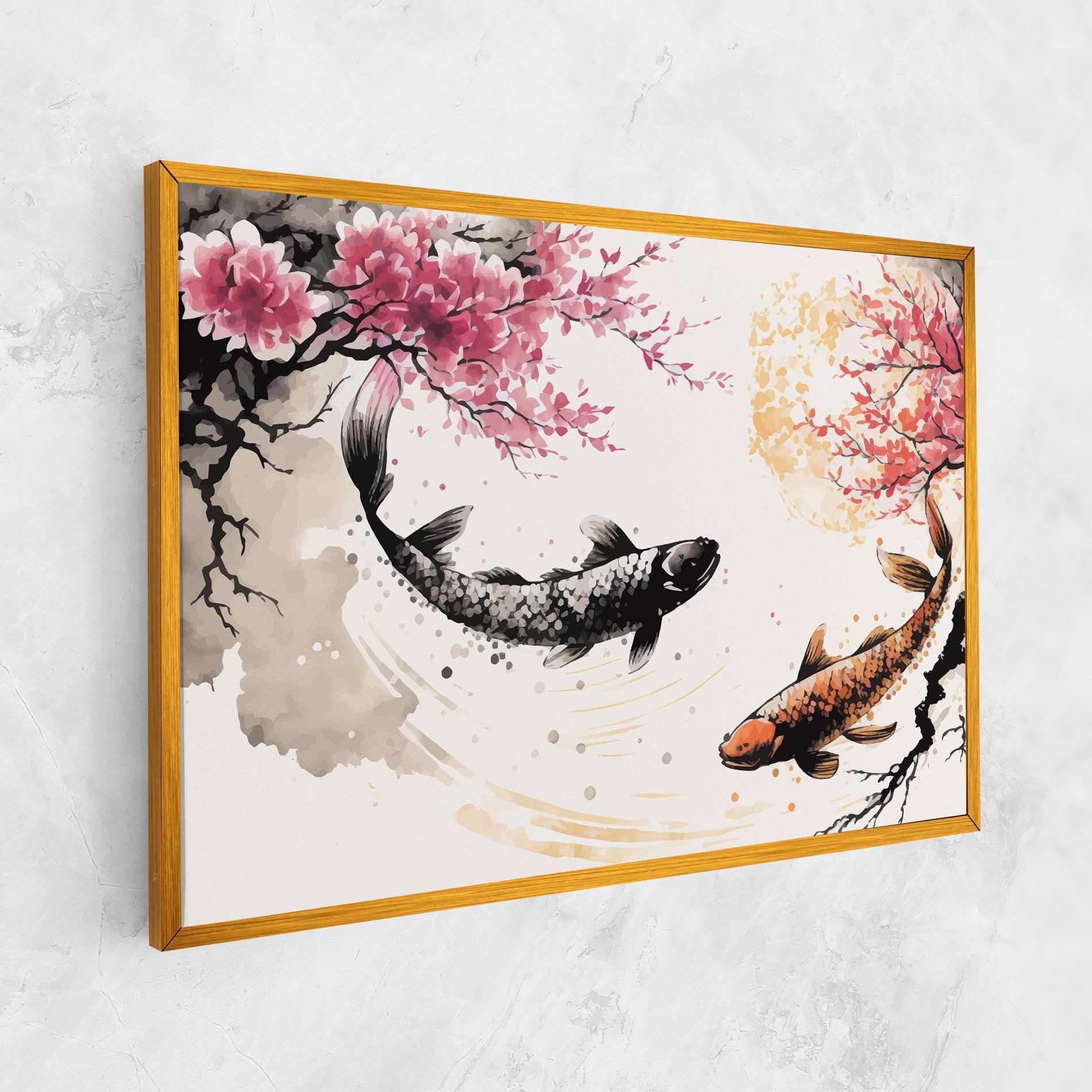 Asiatic Flower Fish mockup 1