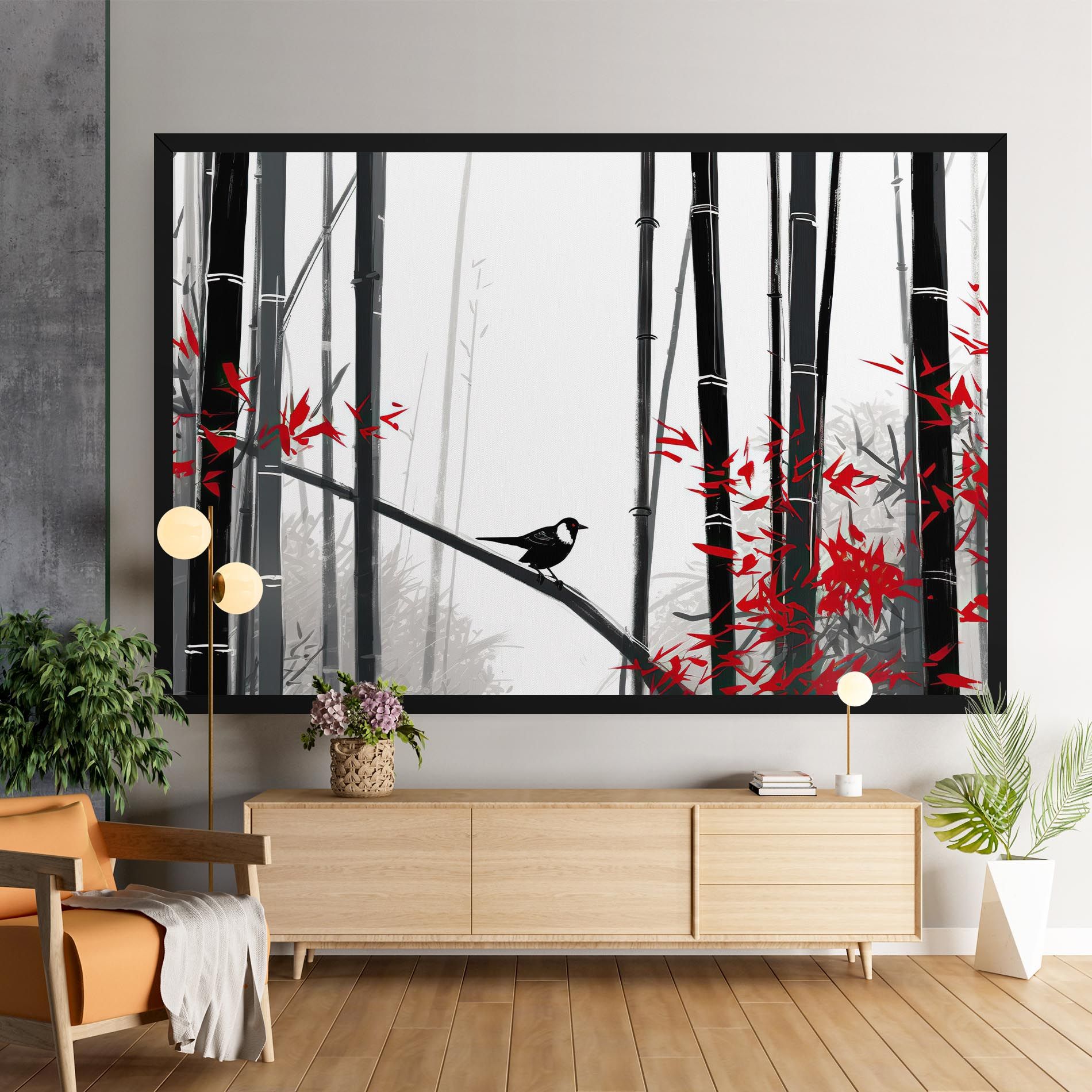 Chinese Red Leafs mockup 9