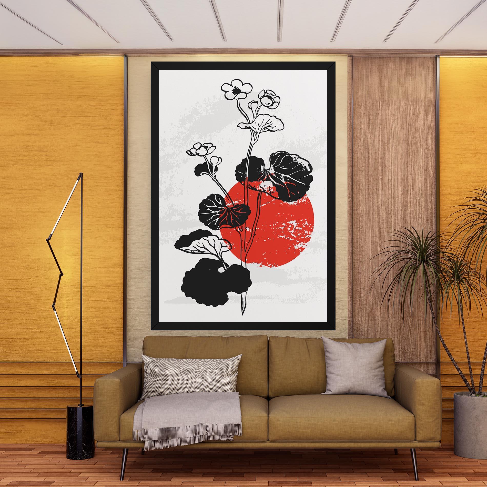 Картина на платно Japan Plant Art mockup 9