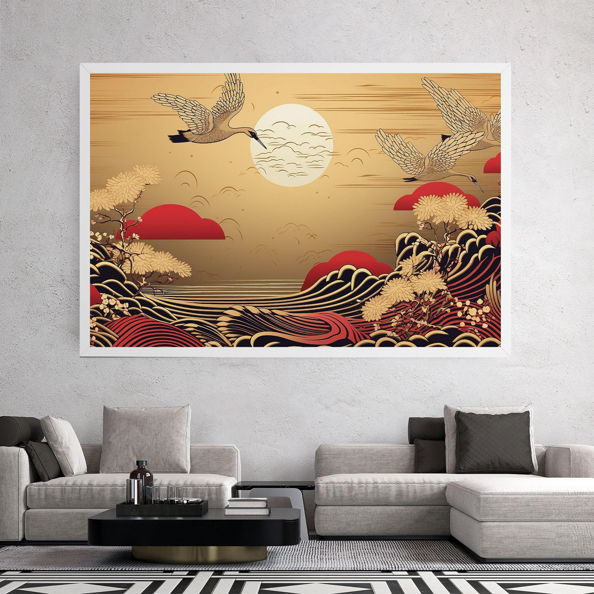 Картина на платно Chinese Wind Art mockup 2