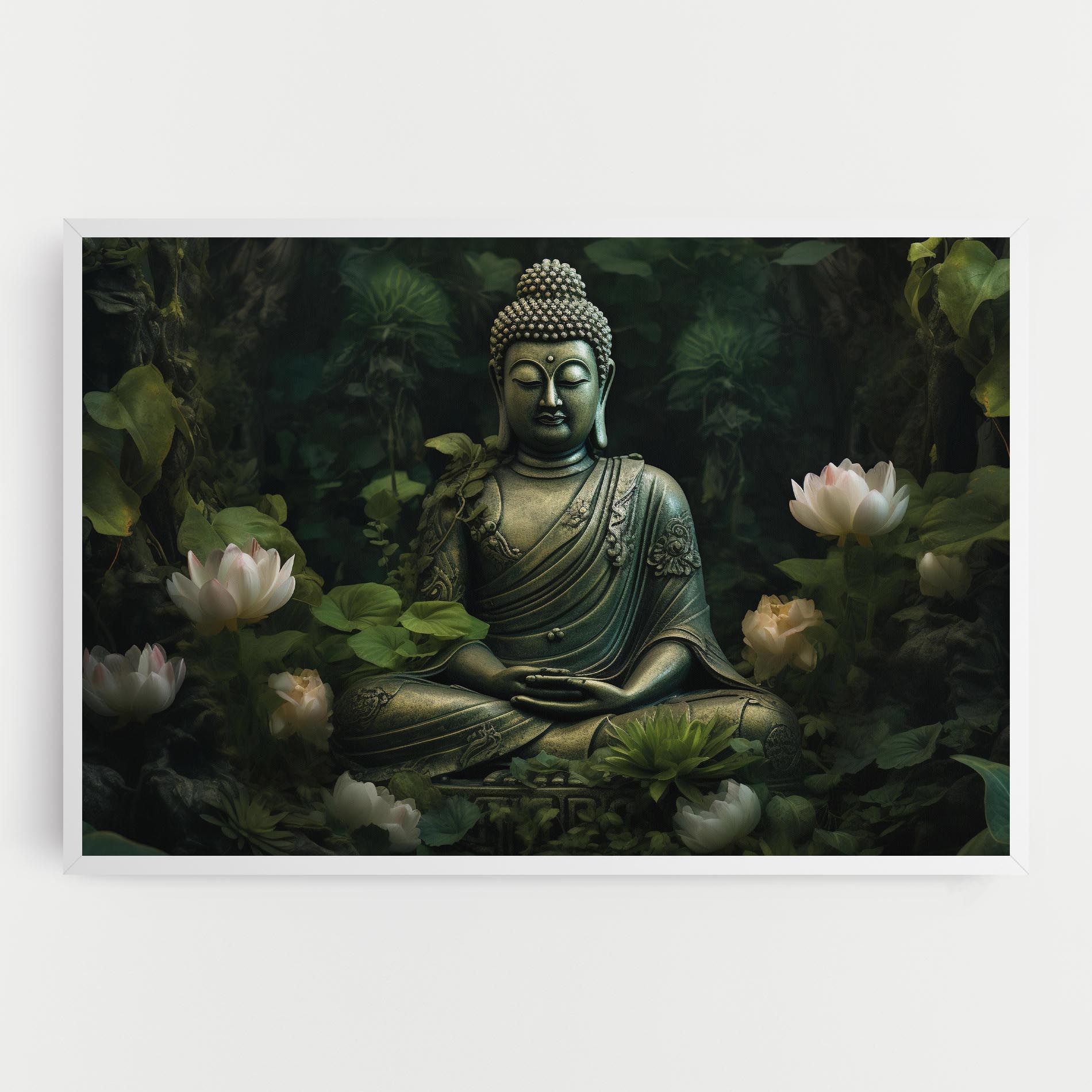 Buddha Lotus Flower mockup 0