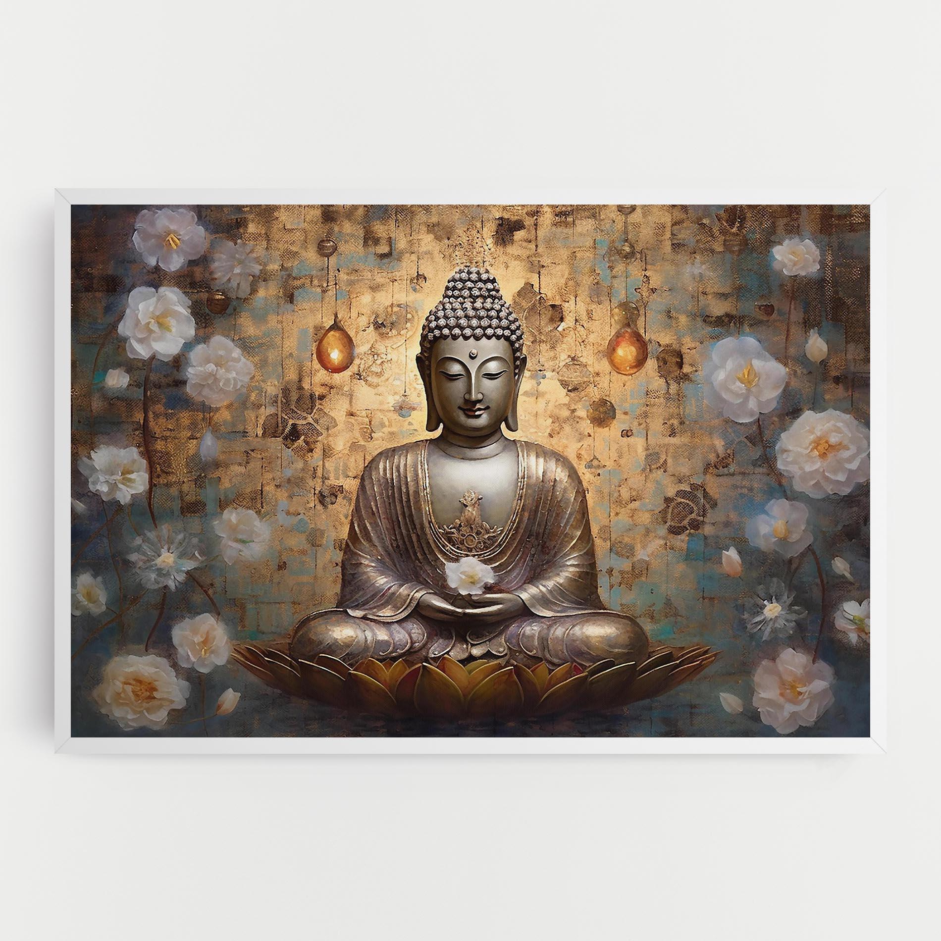 Картина на платно Buddha Meditation Art mockup 0