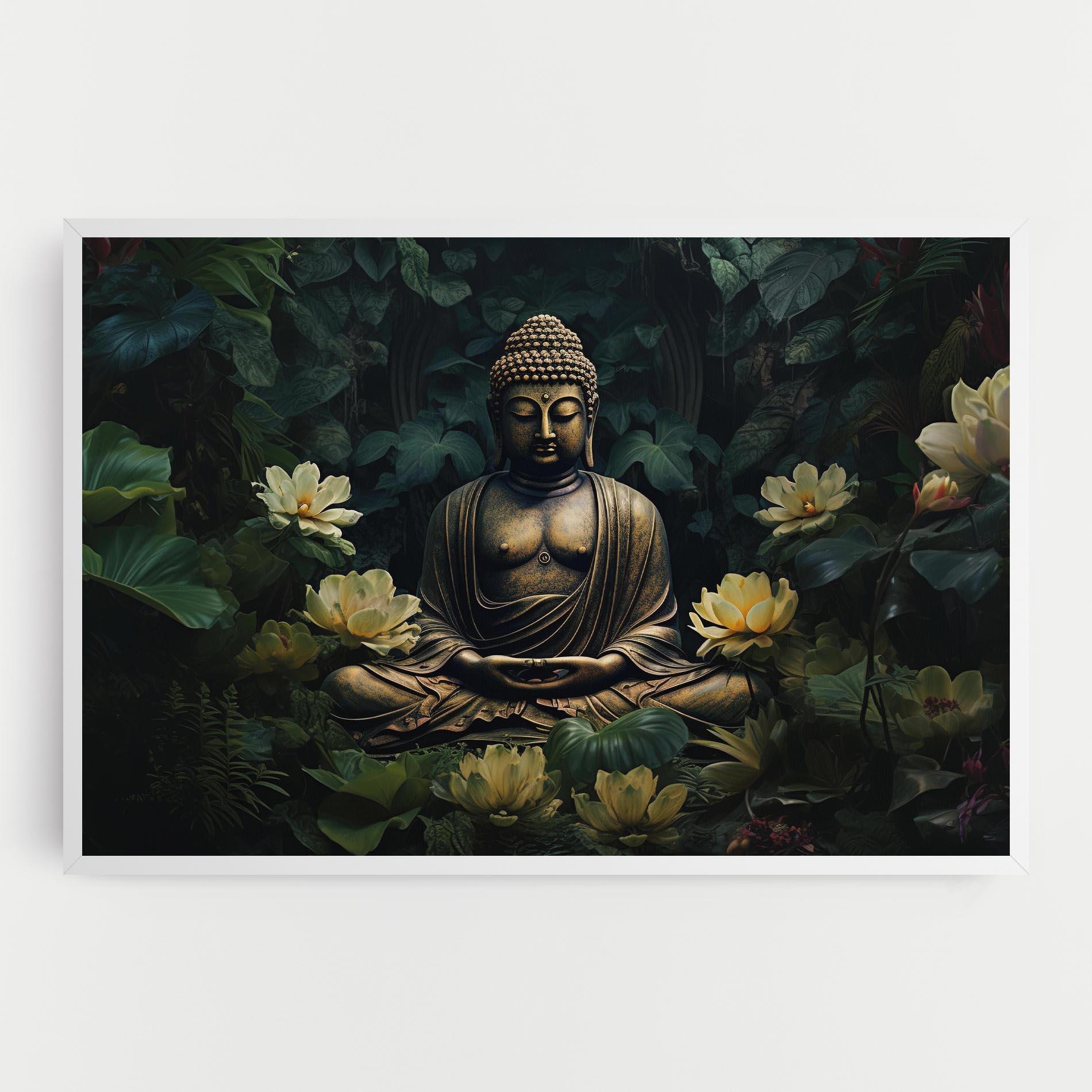 Картина на платно Calm Buddha Art mockup 0