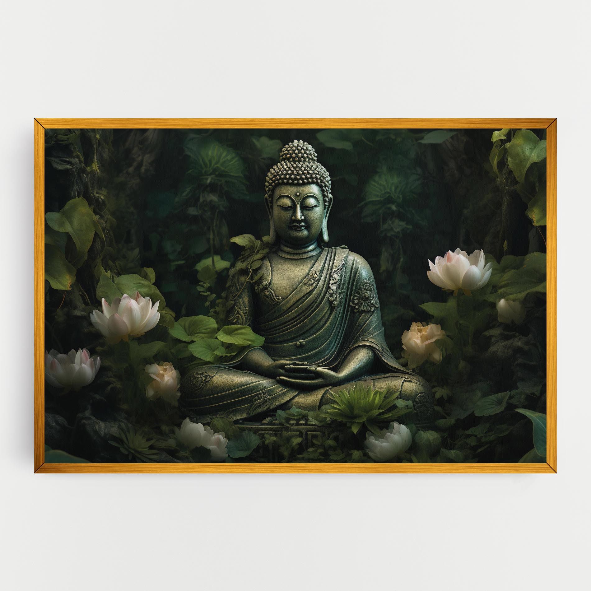 Buddha Lotus Flower mockup 0