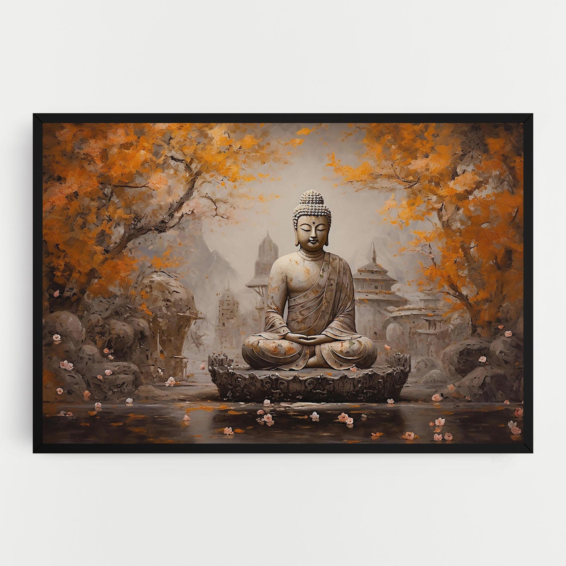 Картина на платно Beautiful Buddha Art mockup 0