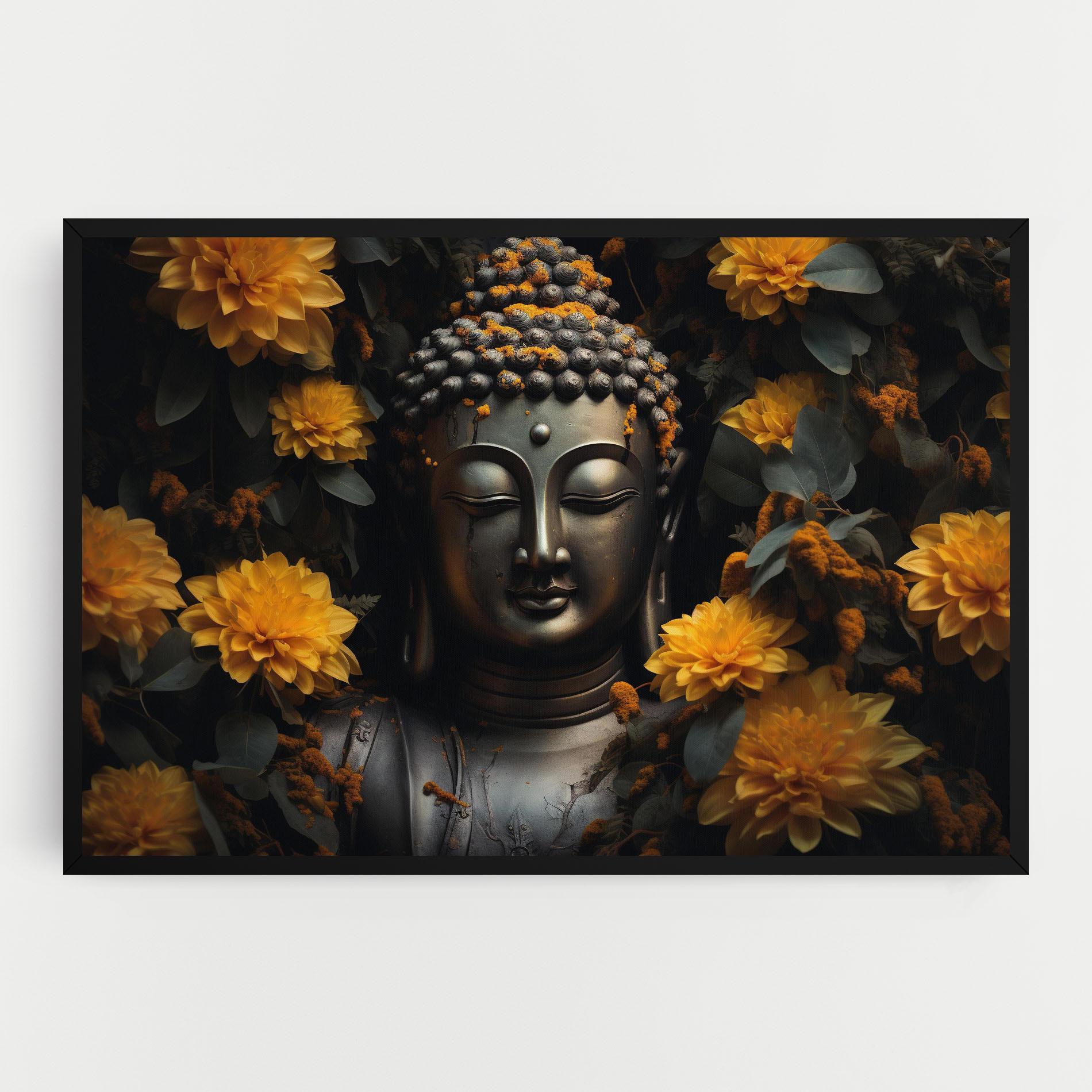 Картина на платно Buddha Peace Statue mockup 0