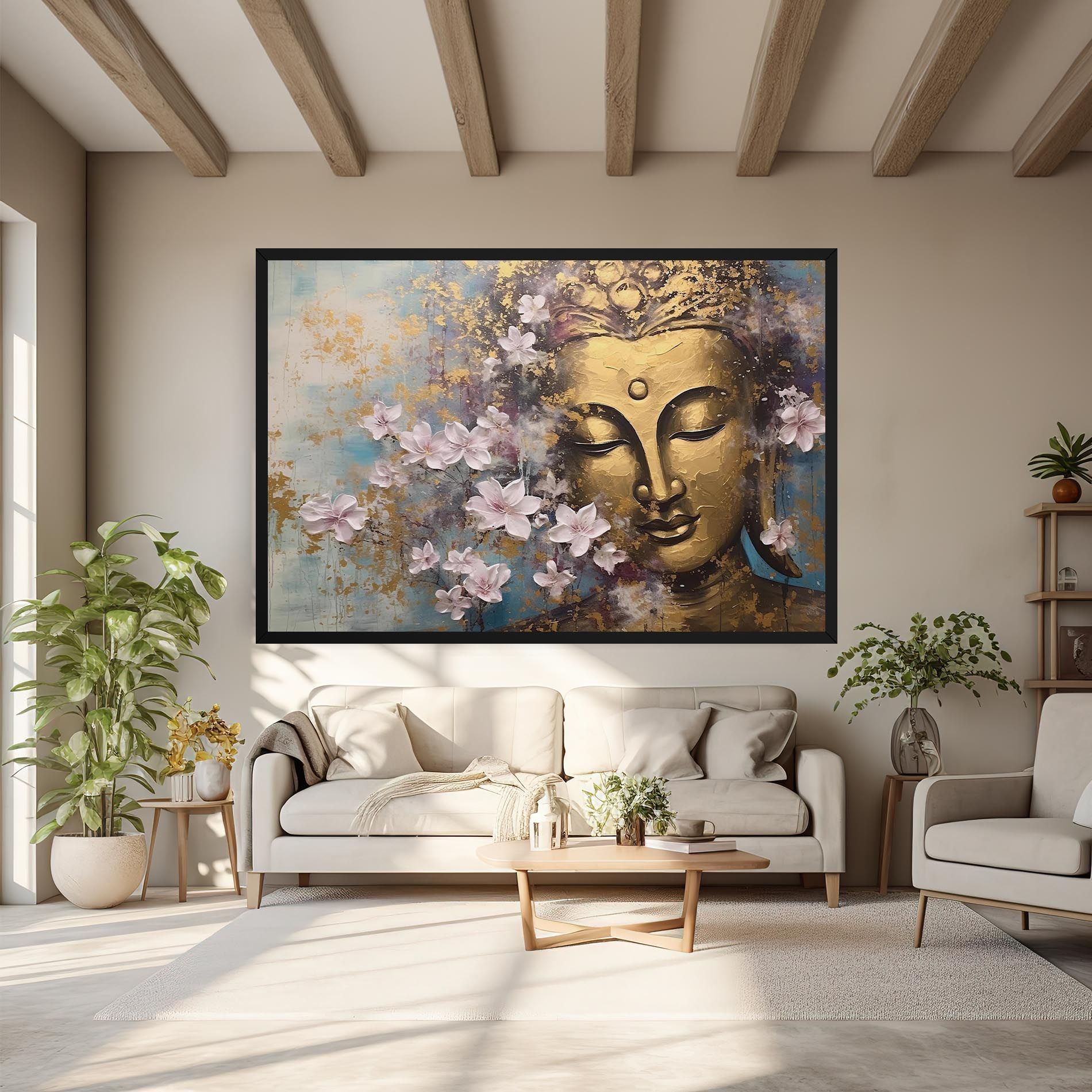 Abstract Buddha Plants mockup 6