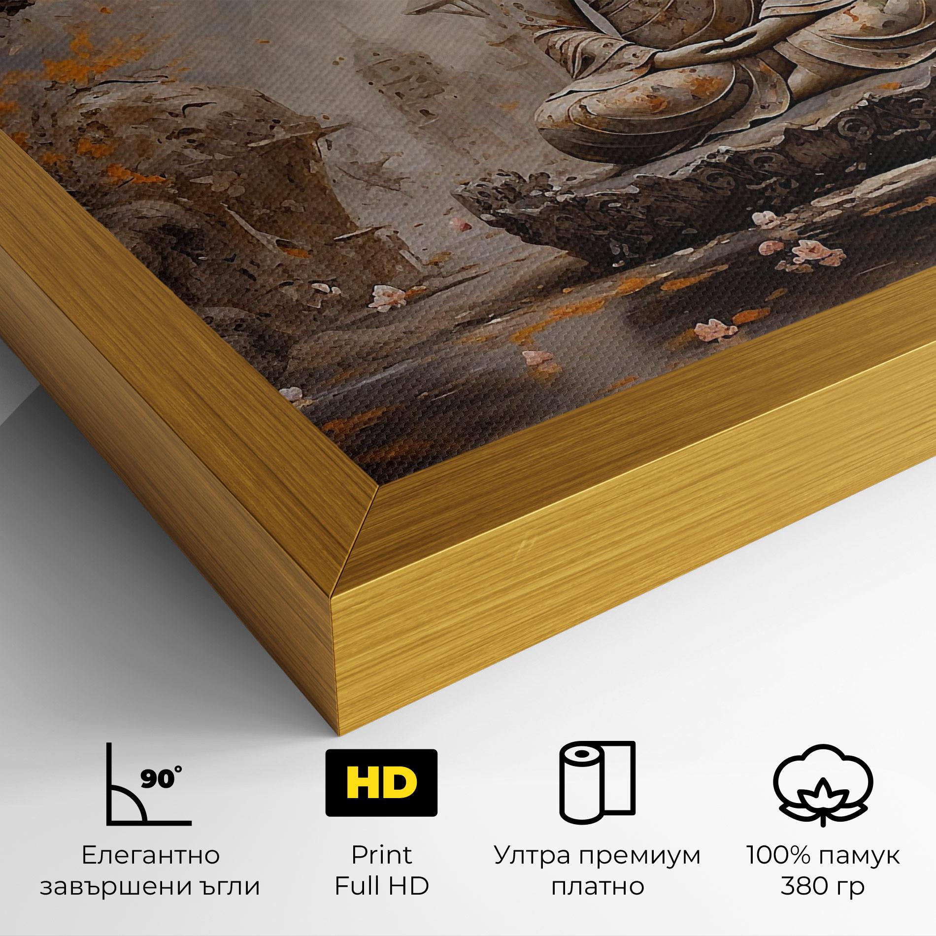 Картина на платно Beautiful Buddha Art mockup 4