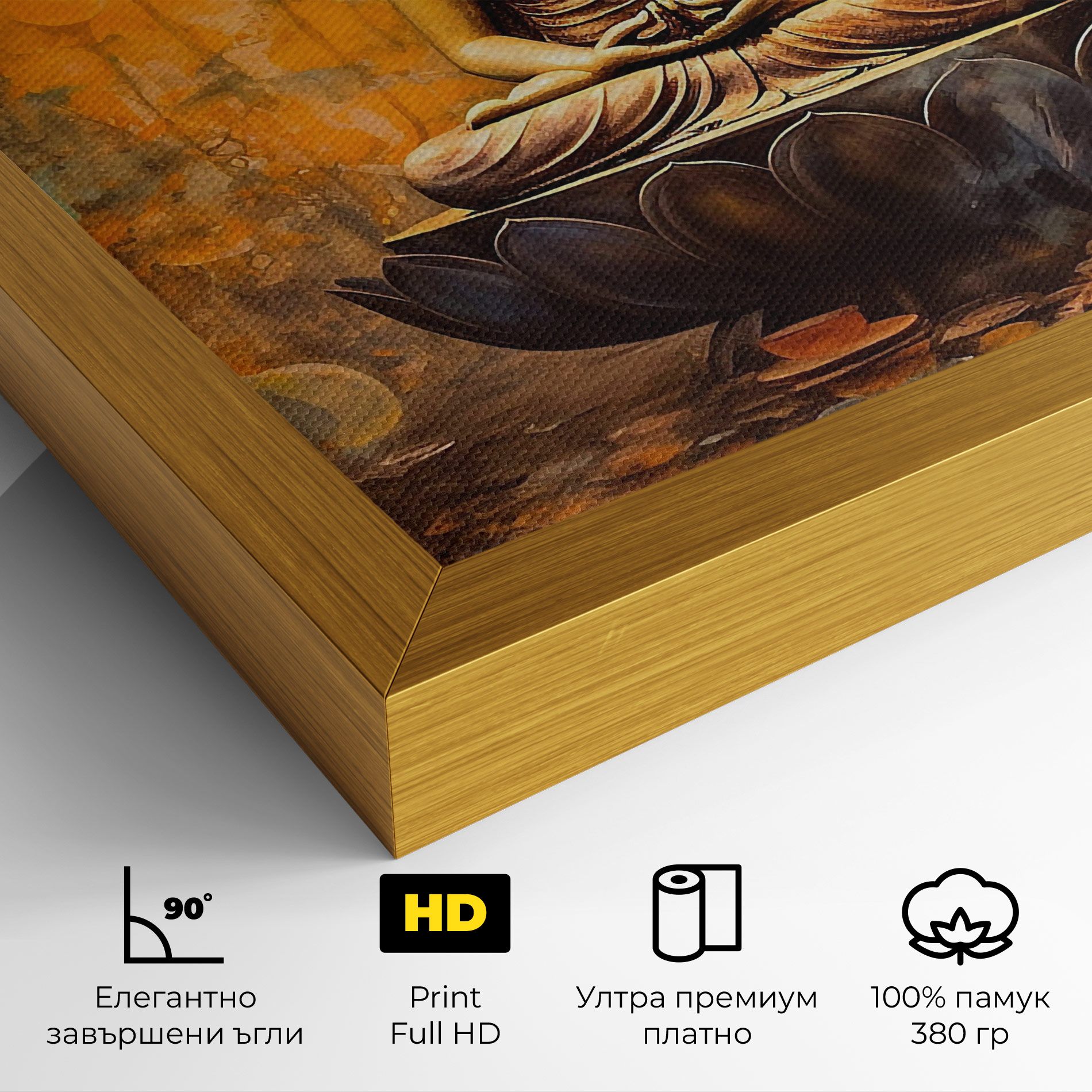 Buddha Floating Art mockup 4