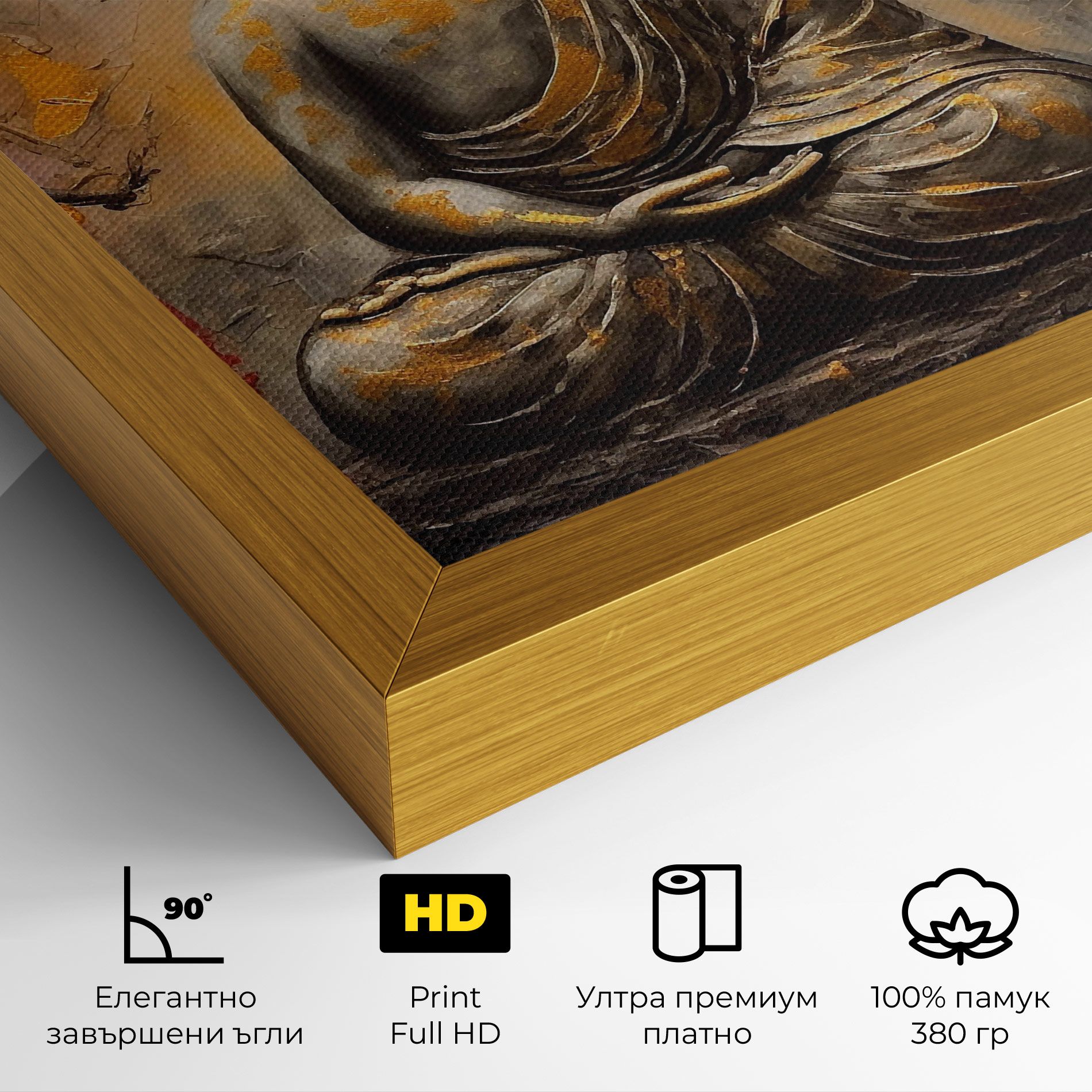 White Red Buddha mockup 4