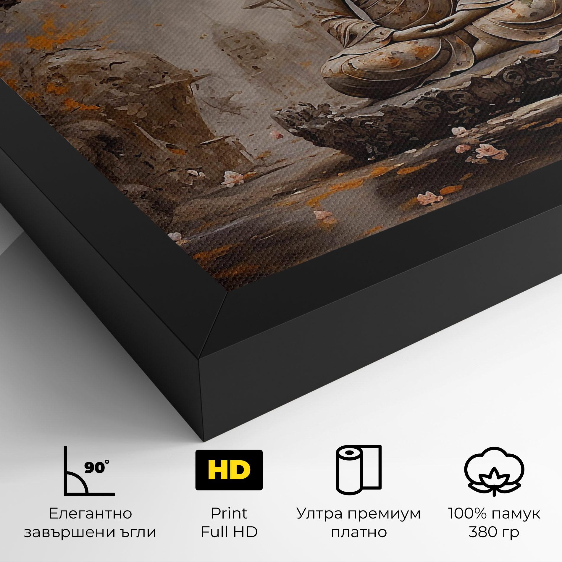 Картина на платно Beautiful Buddha Art mockup 4