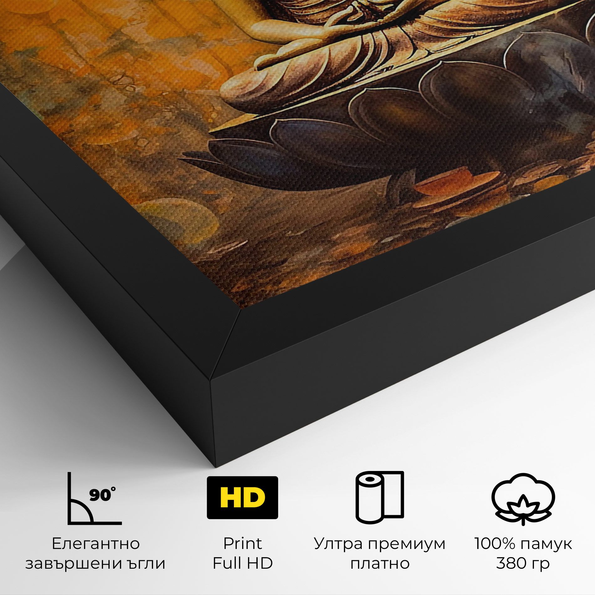 Buddha Floating Art mockup 4