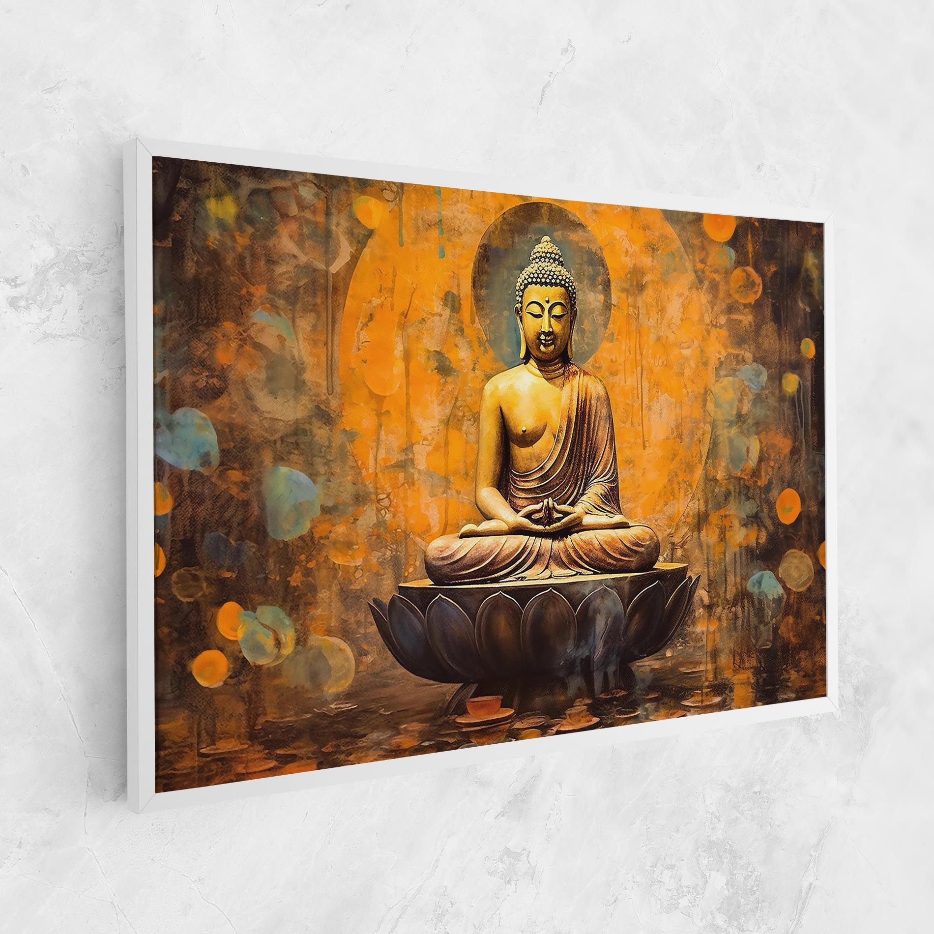 Buddha Floating Art mockup 1