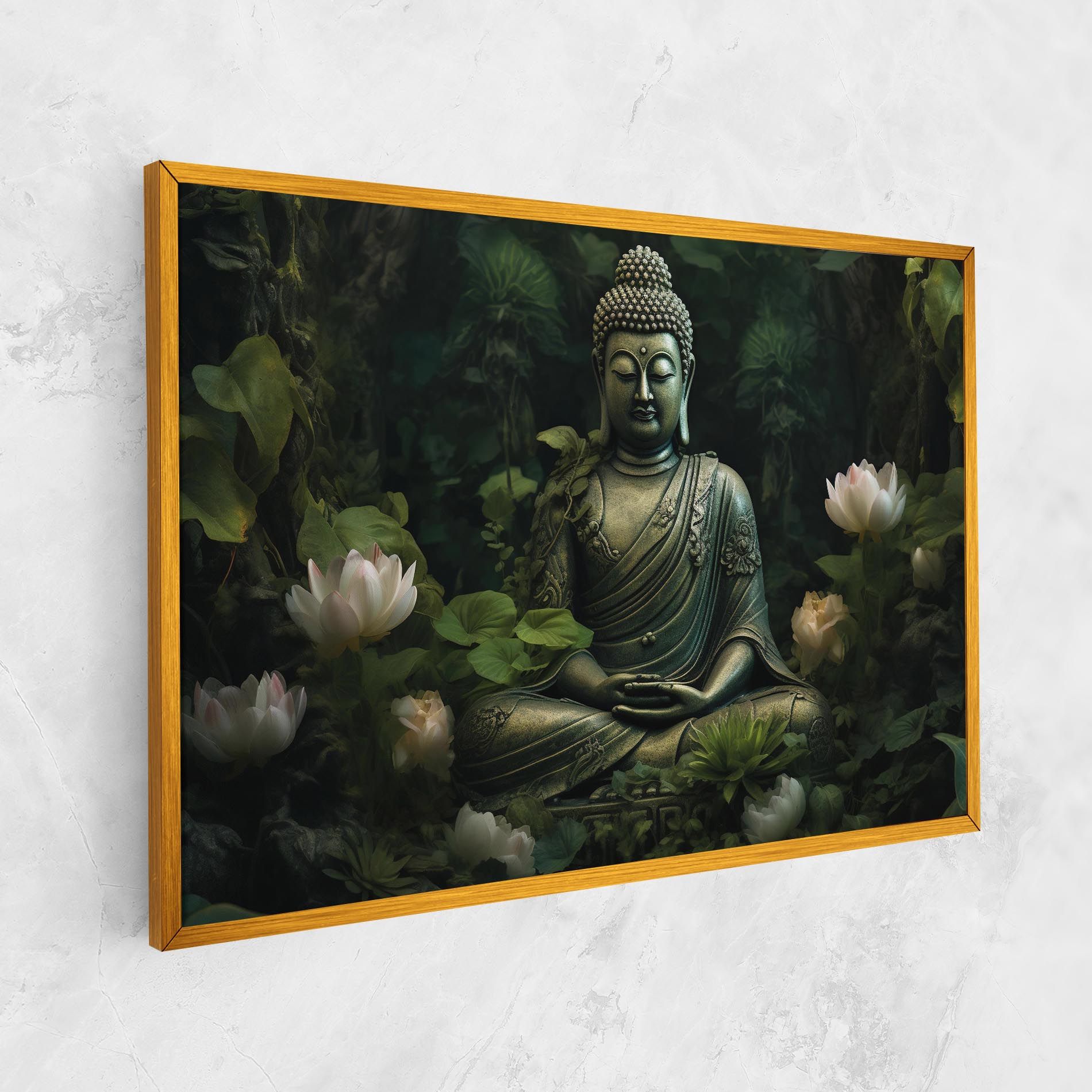 Buddha Lotus Flower mockup 1