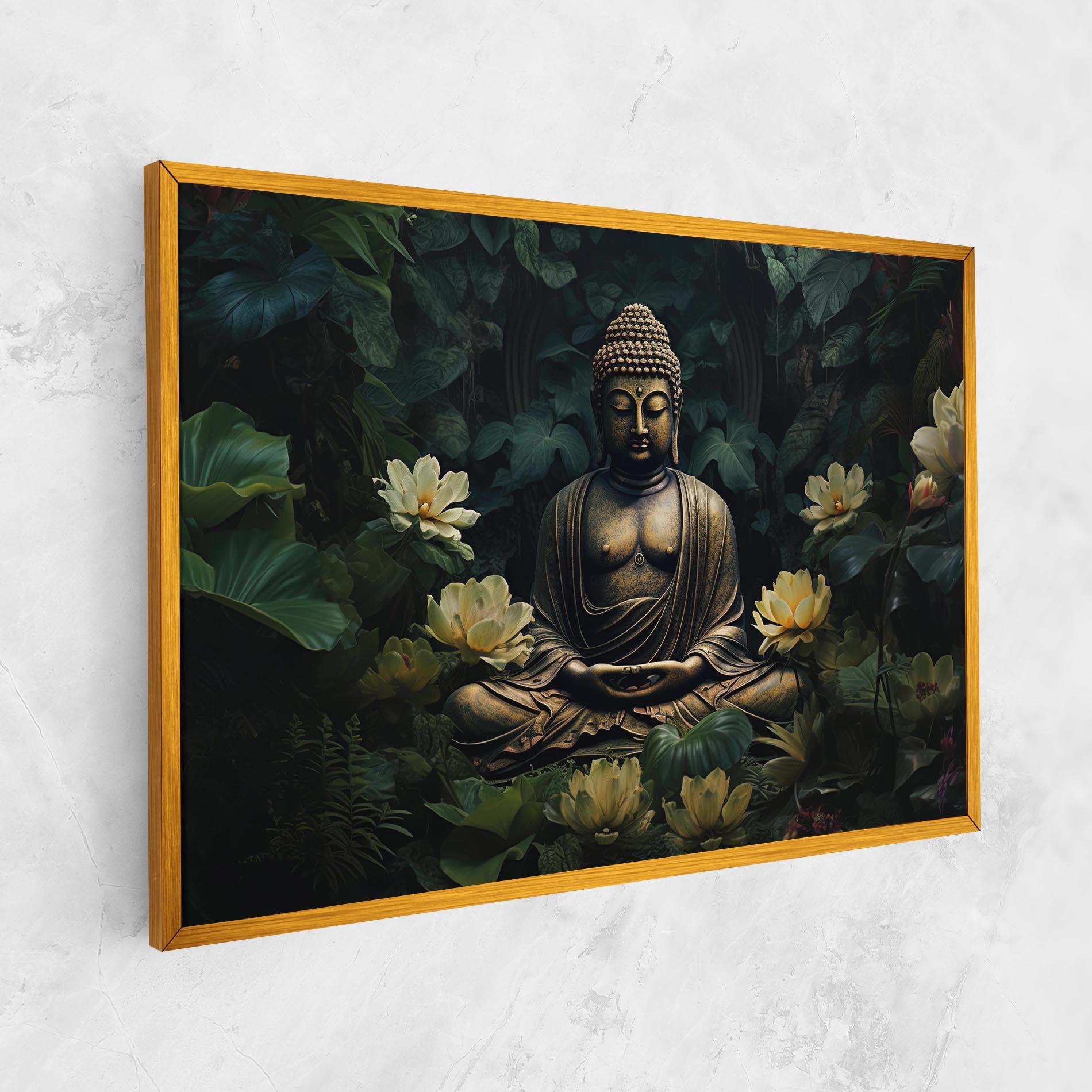 Картина на платно Calm Buddha Art mockup 1