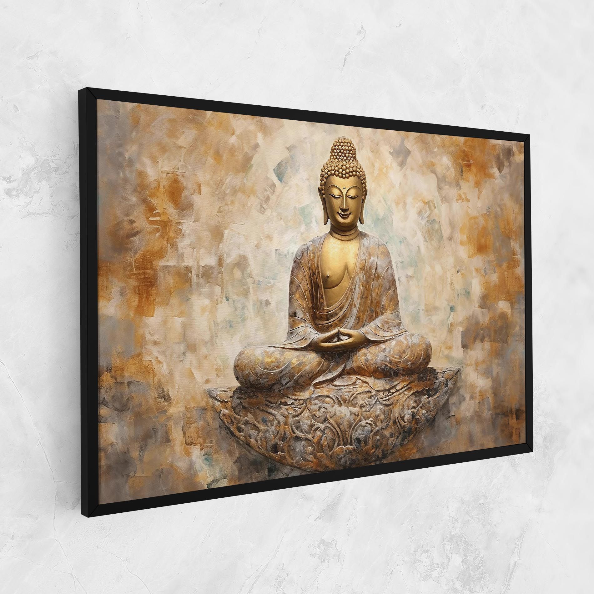 Cream Buddha Art mockup 1