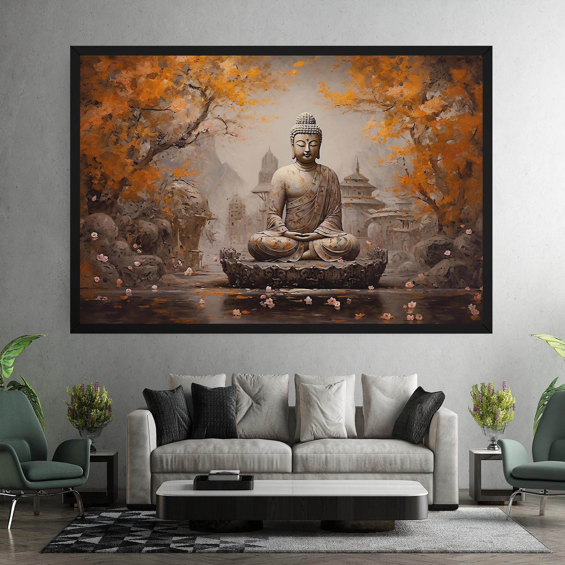 Картина на платно Beautiful Buddha Art mockup 7