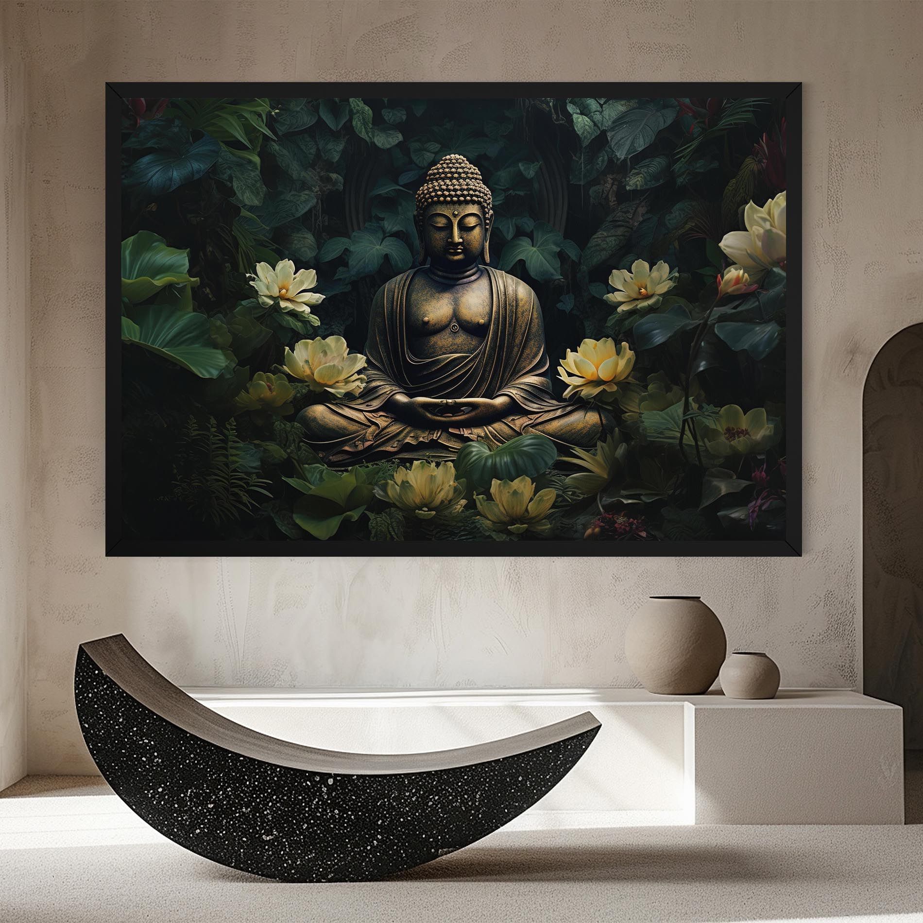 Calm Buddha Art mockup 8