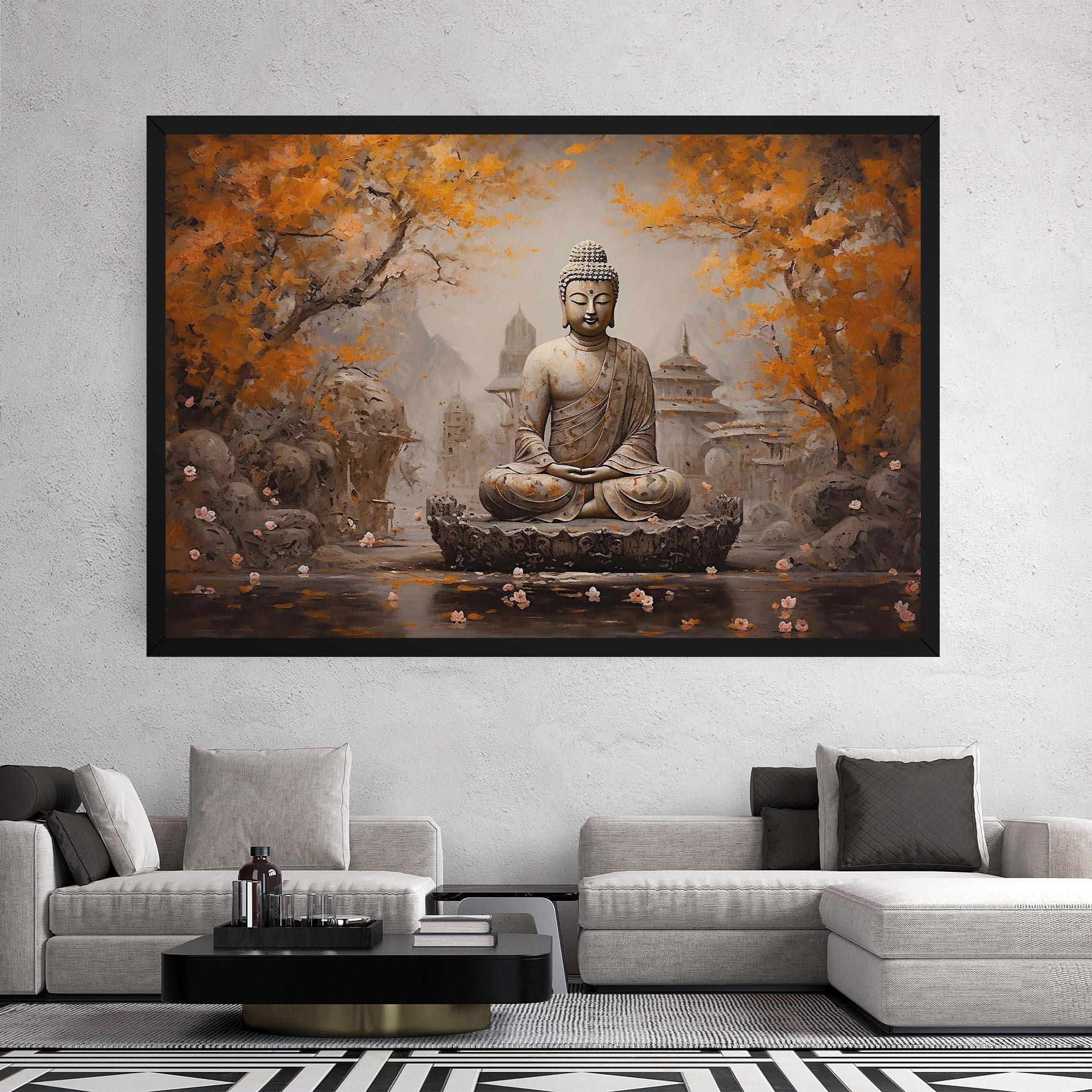 Картина на платно Beautiful Buddha Art mockup 2