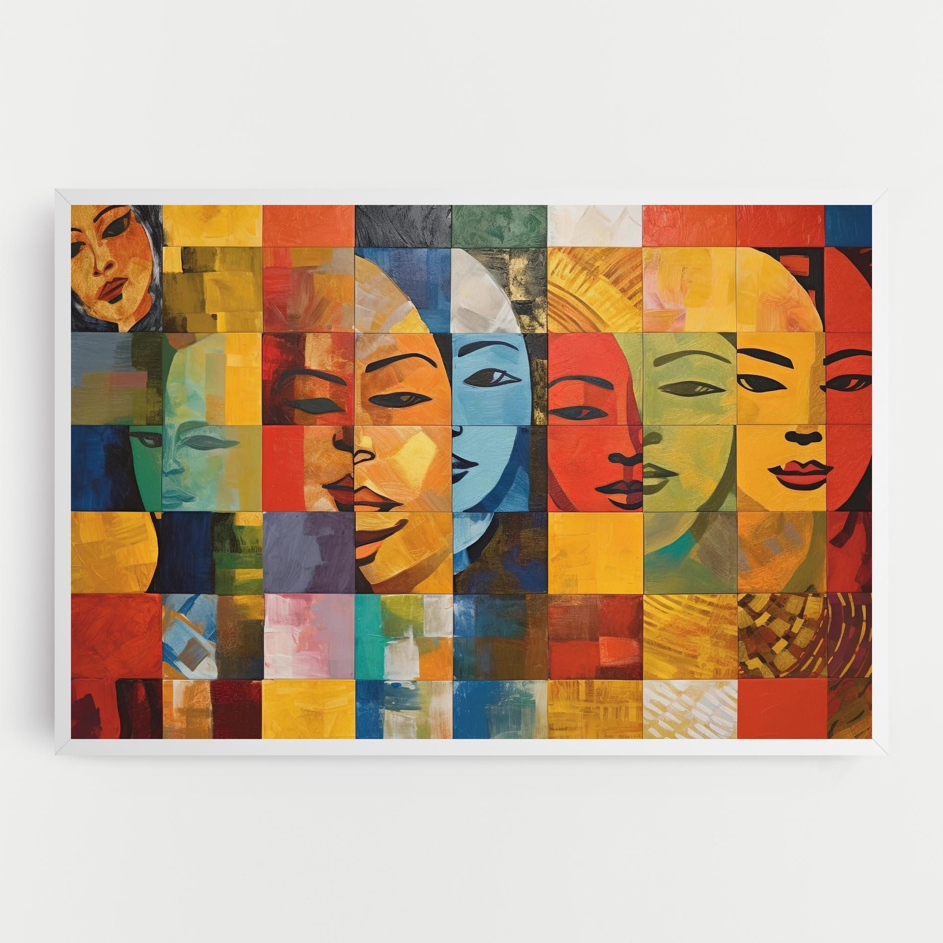 Картина на платно Abstract Concept Collage mockup 0