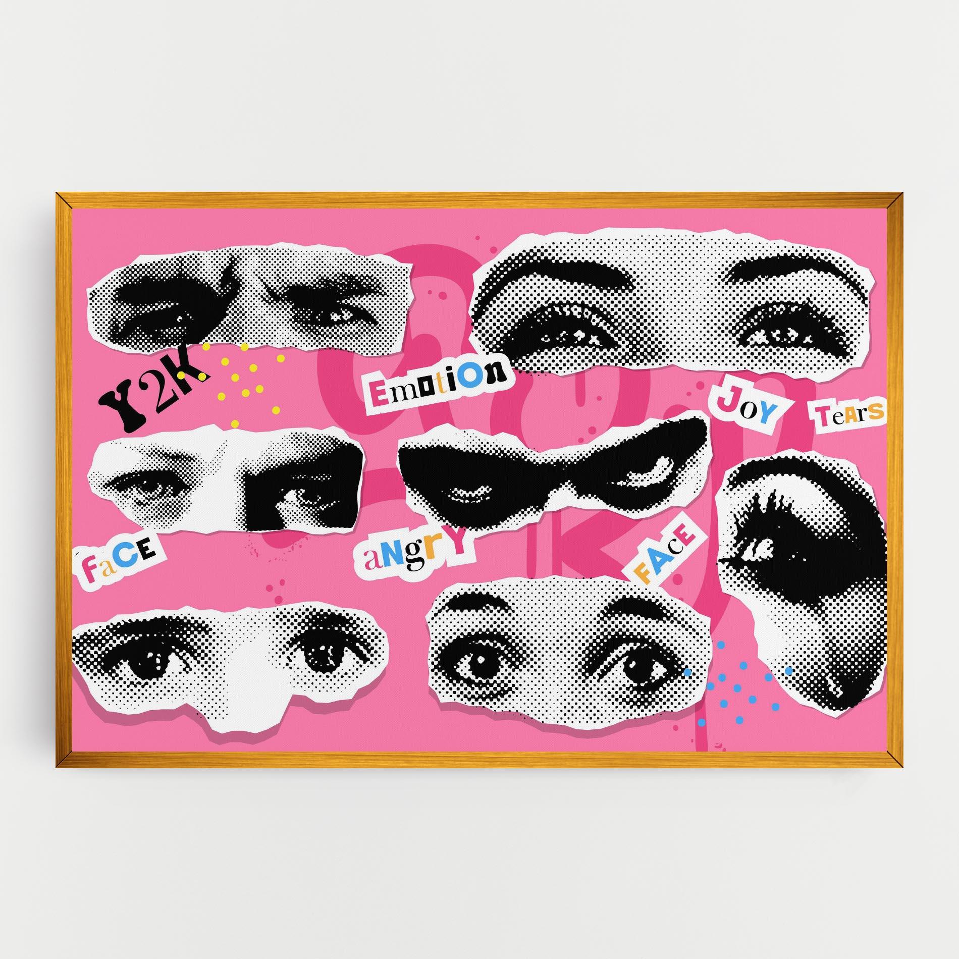 Картина на платно Eye Type mockup 0