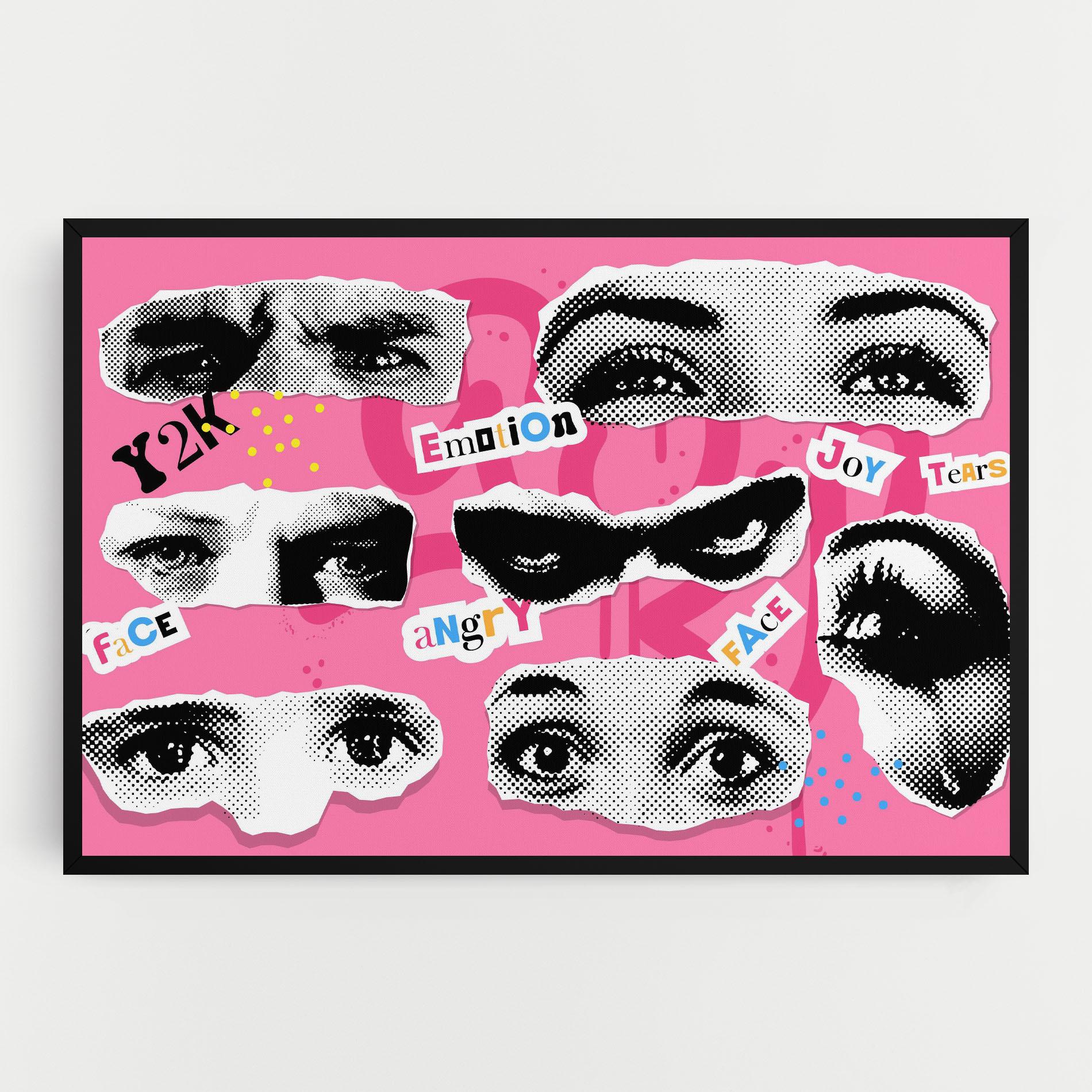 Картина на платно Eye Type mockup 0