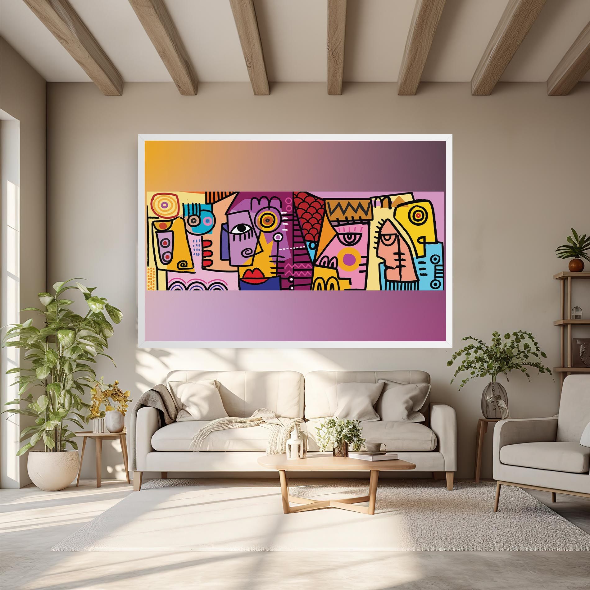 Face Group Purple mockup 6