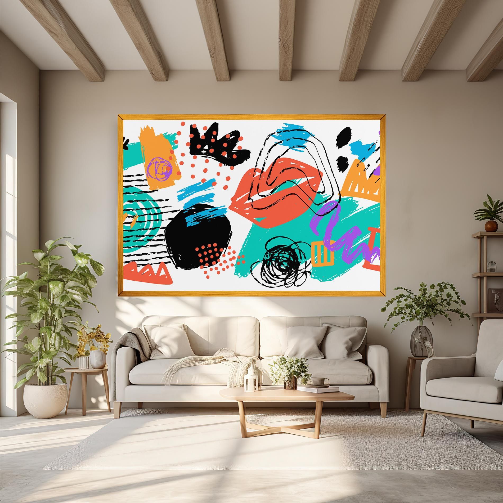 Drawing Collage Art mockup 6