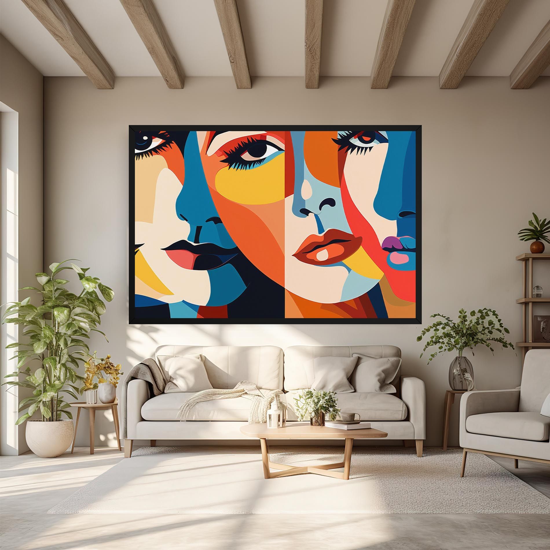 Beauty Face Collage mockup 6