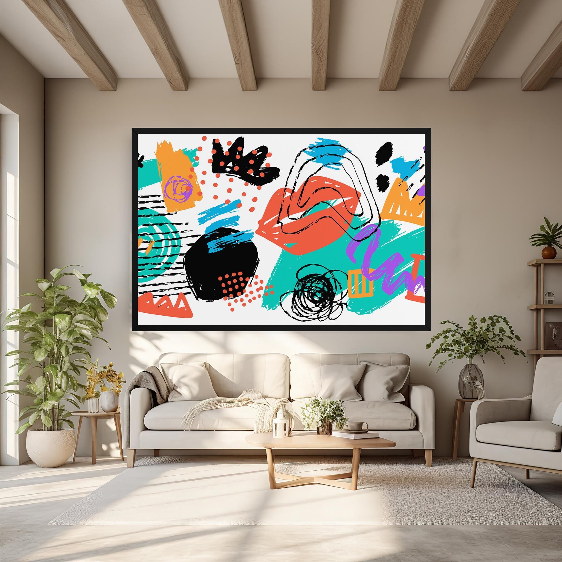 Drawing Collage Art mockup 6