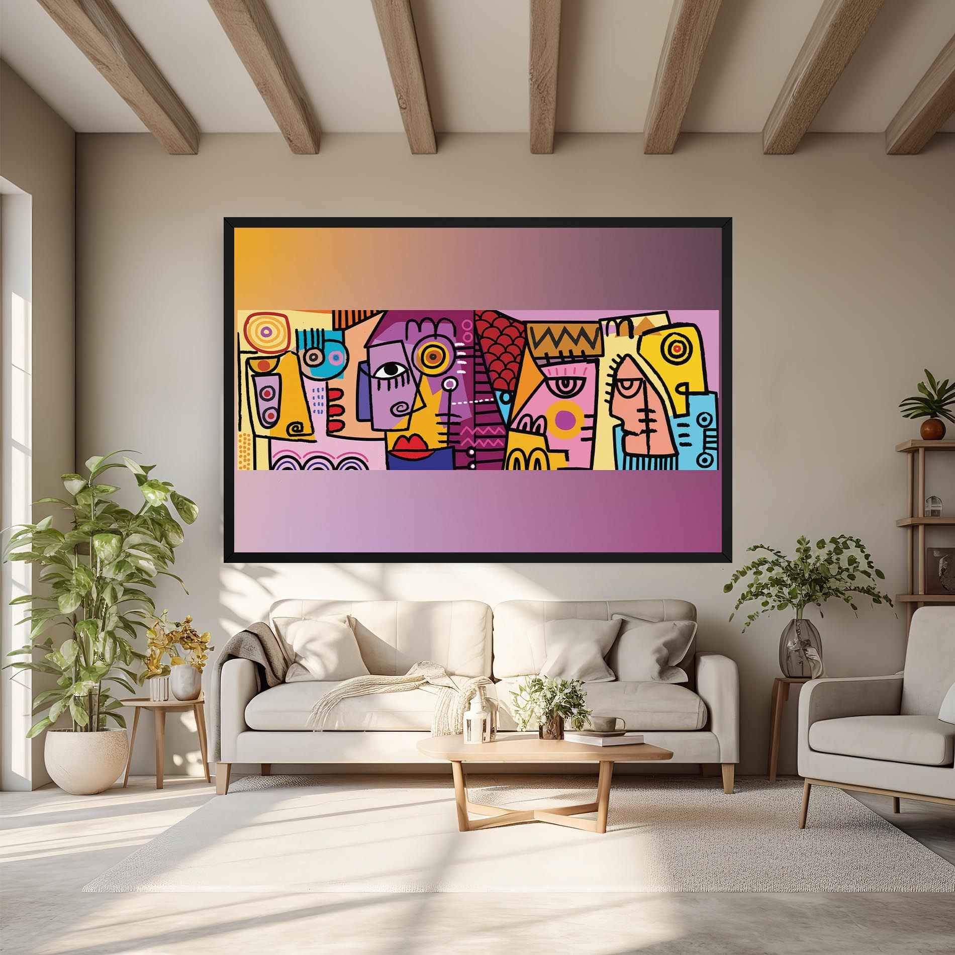 Face Group Purple mockup 6