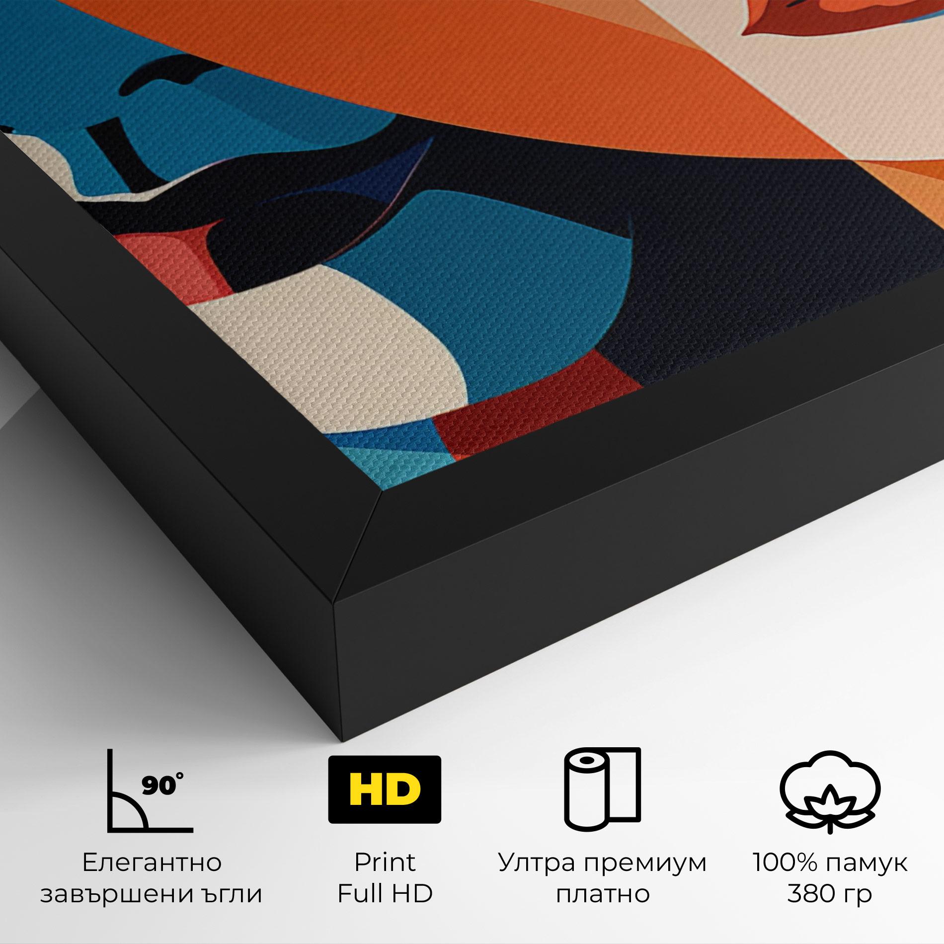 Картина на платно Beauty Face Collage mockup 4