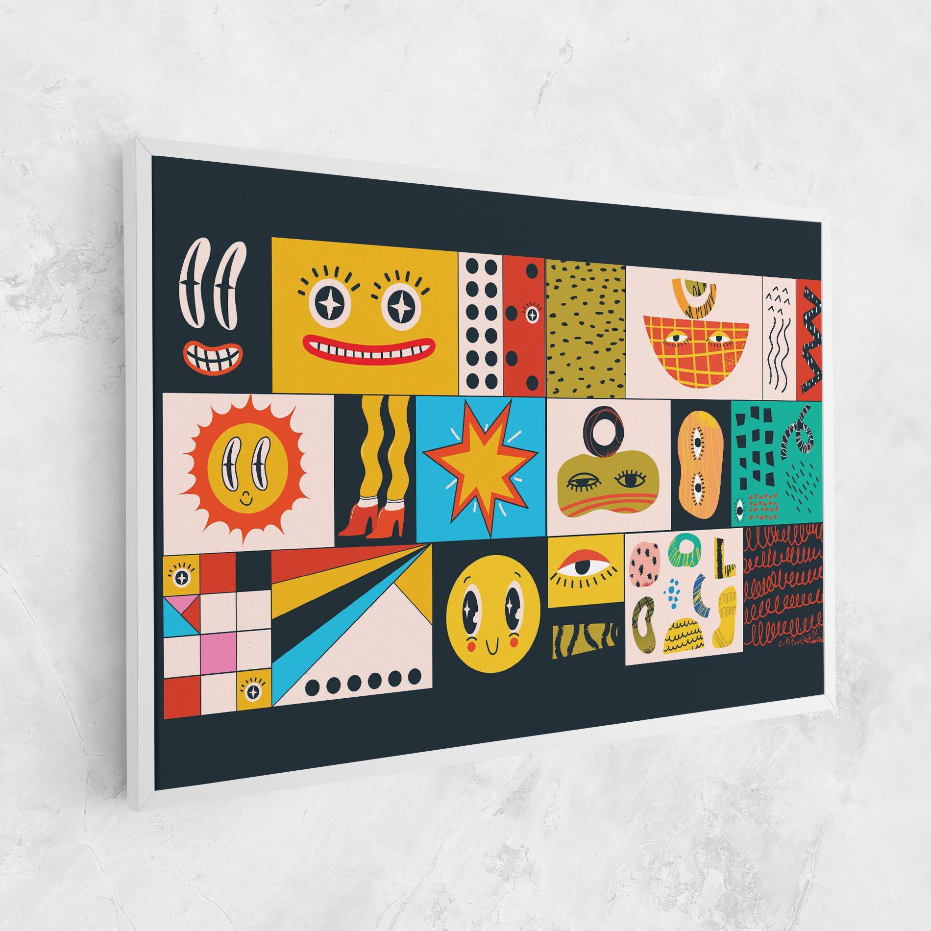 Картина на платно Cool Eye Shape mockup 1