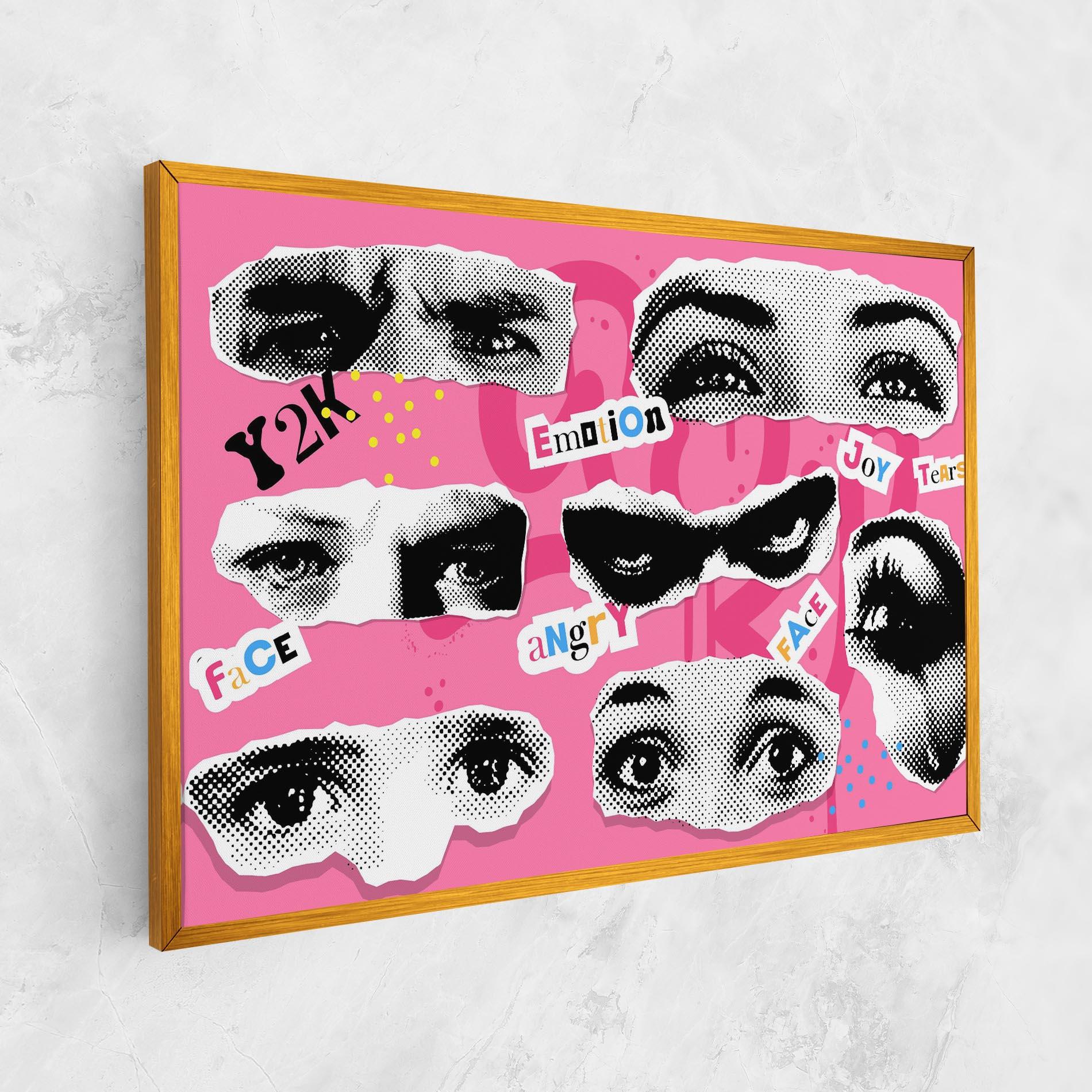 Картина на платно Eye Type mockup 1