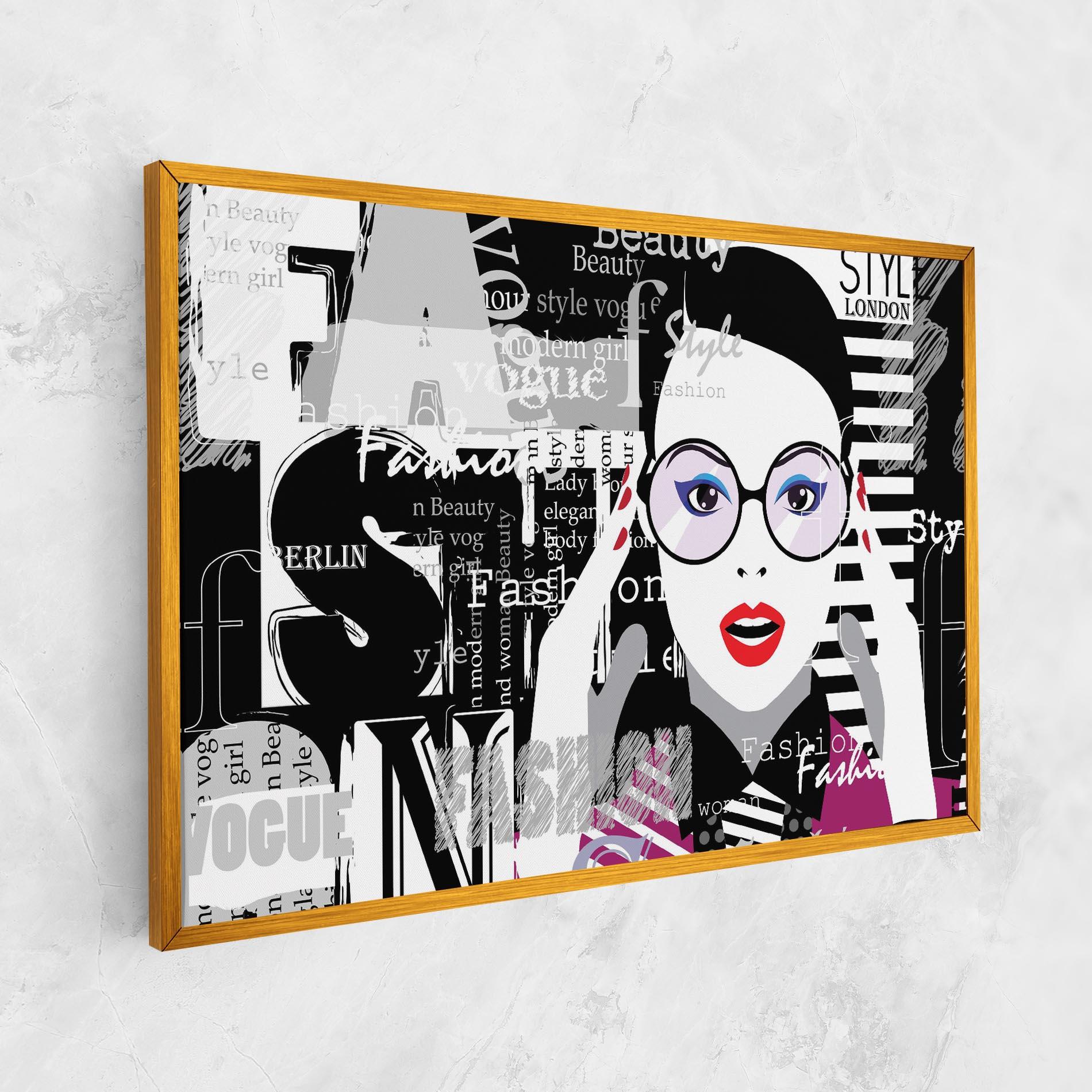 Картина на платно Fashion Collage mockup 1