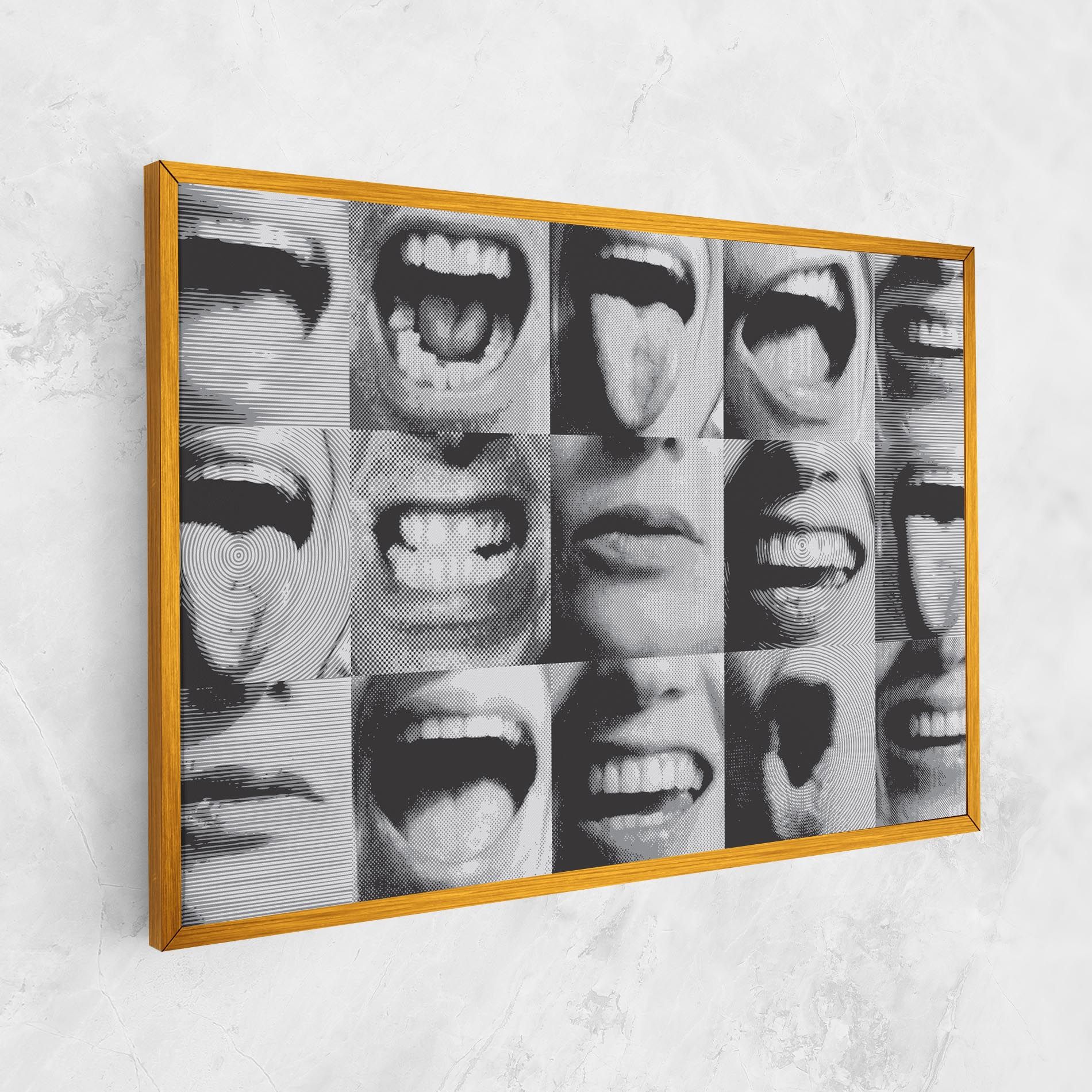 Grey Mouth Collage mockup 1