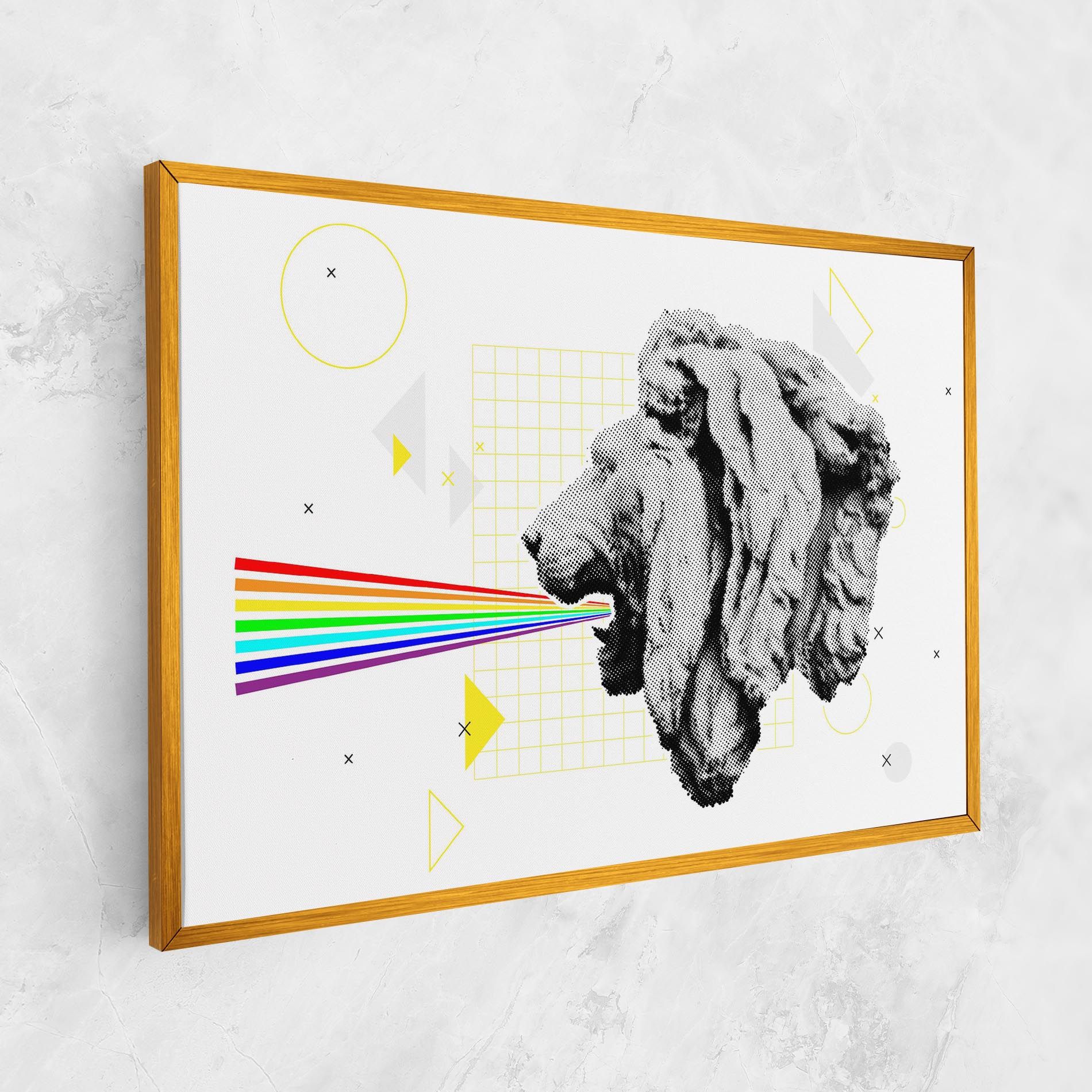 Lion Collage mockup 1