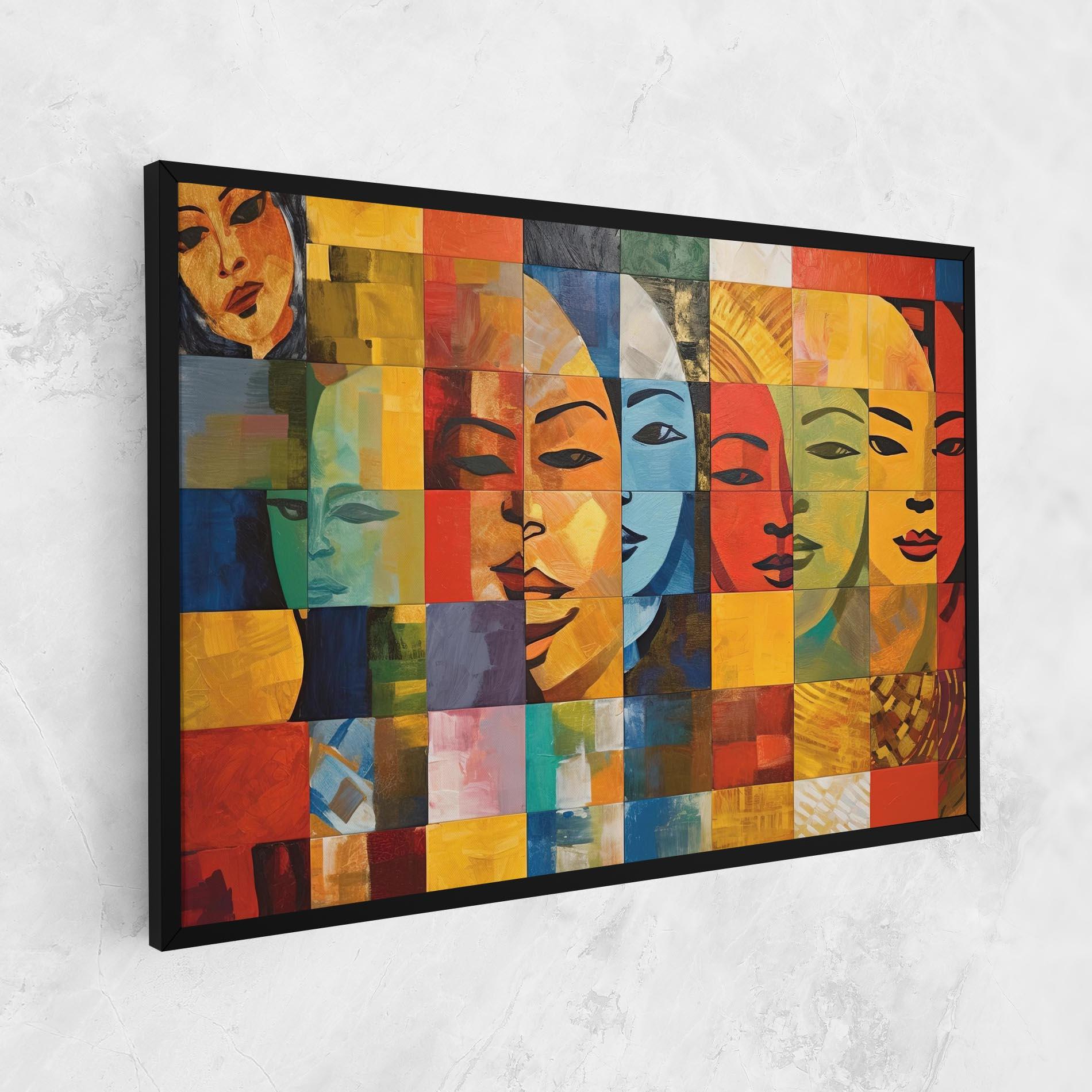 Картина на платно Abstract Concept Collage mockup 1