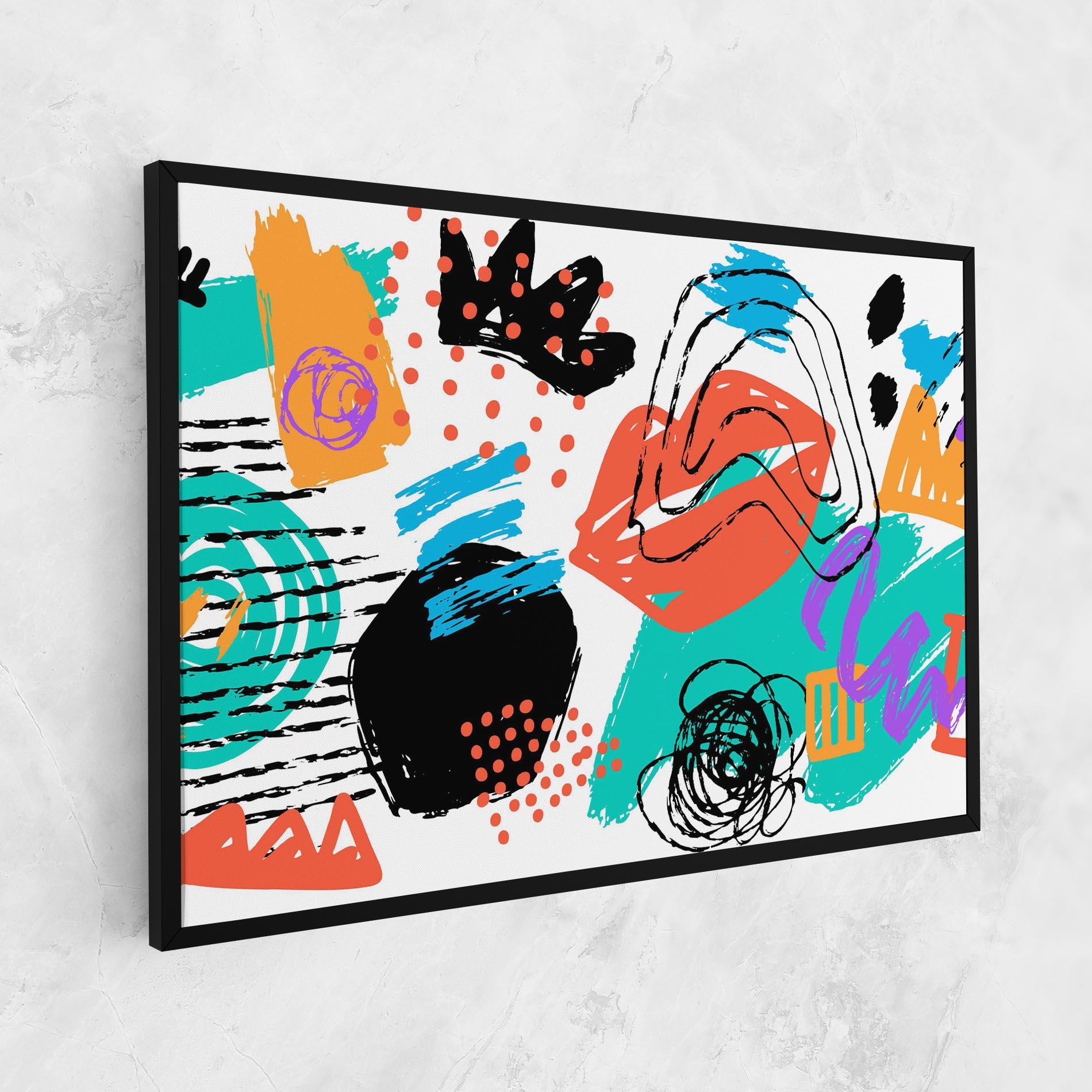 Картина на платно Drawing Collage Art mockup 1