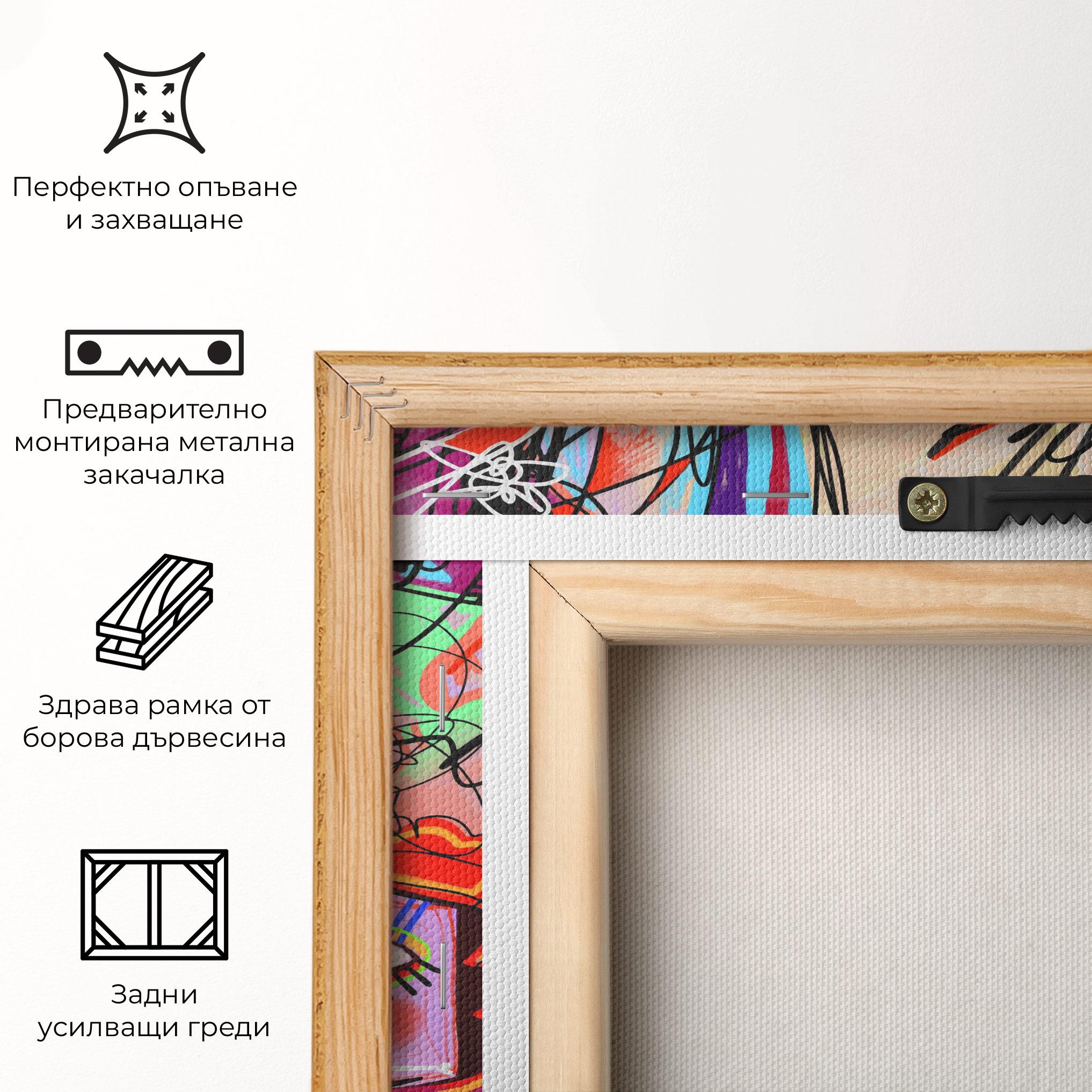 Картина на платно Animal Eye Art mockup 5