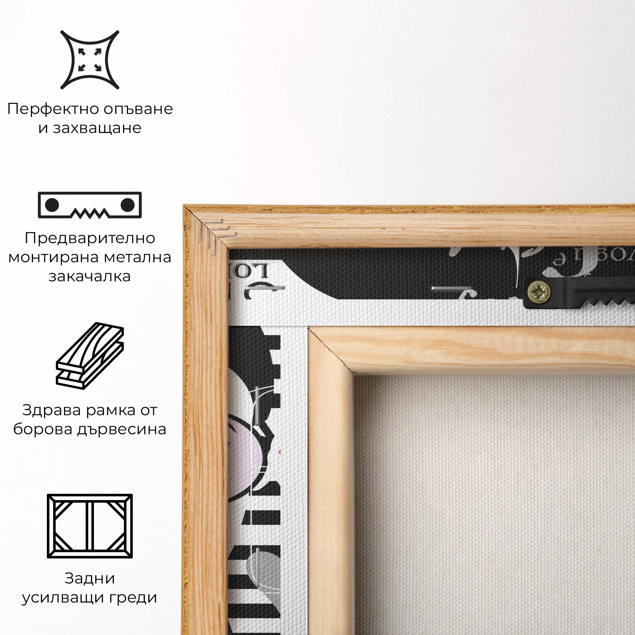 Картина на платно Fashion Collage mockup 5