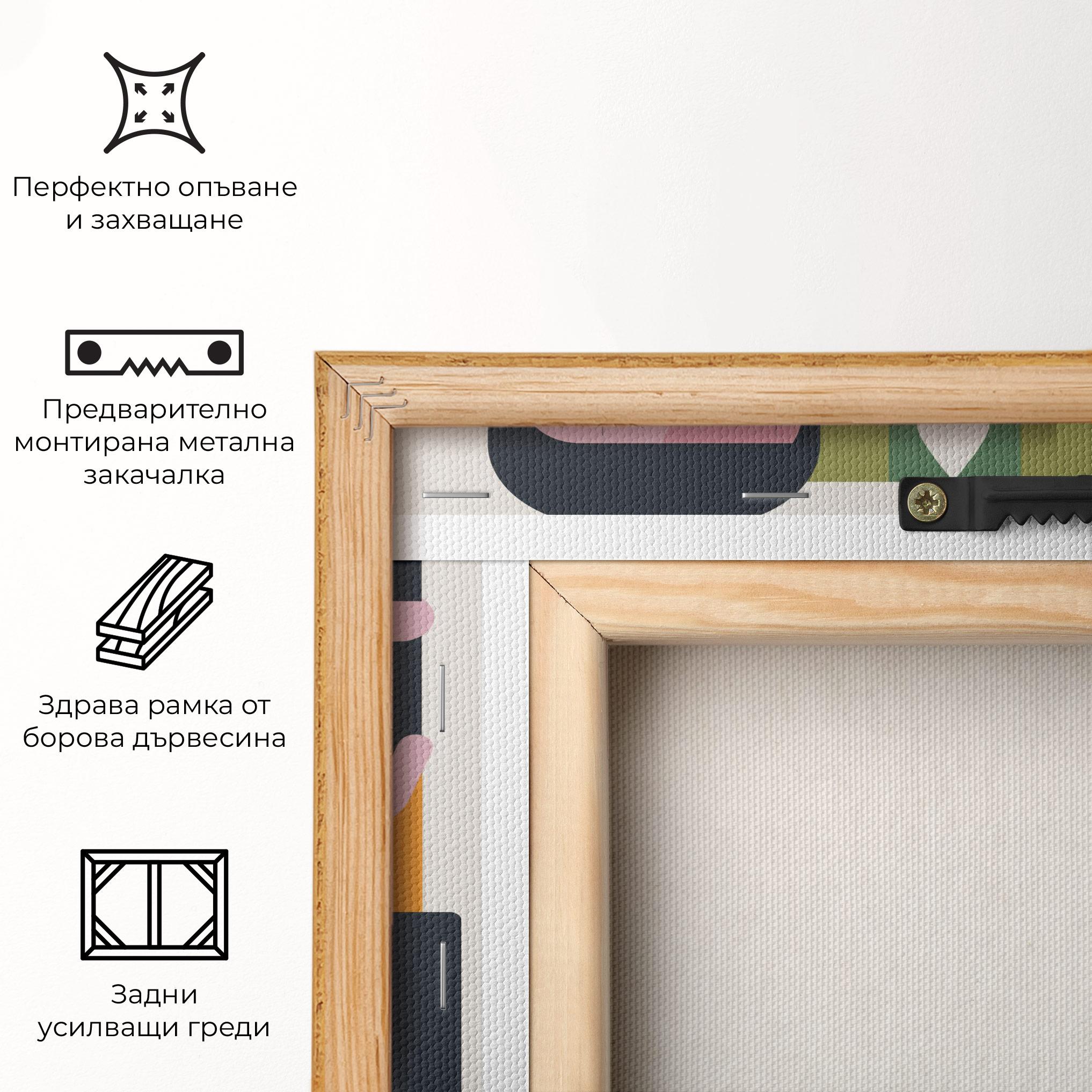 Картина на платно Minimal People Collage mockup 5