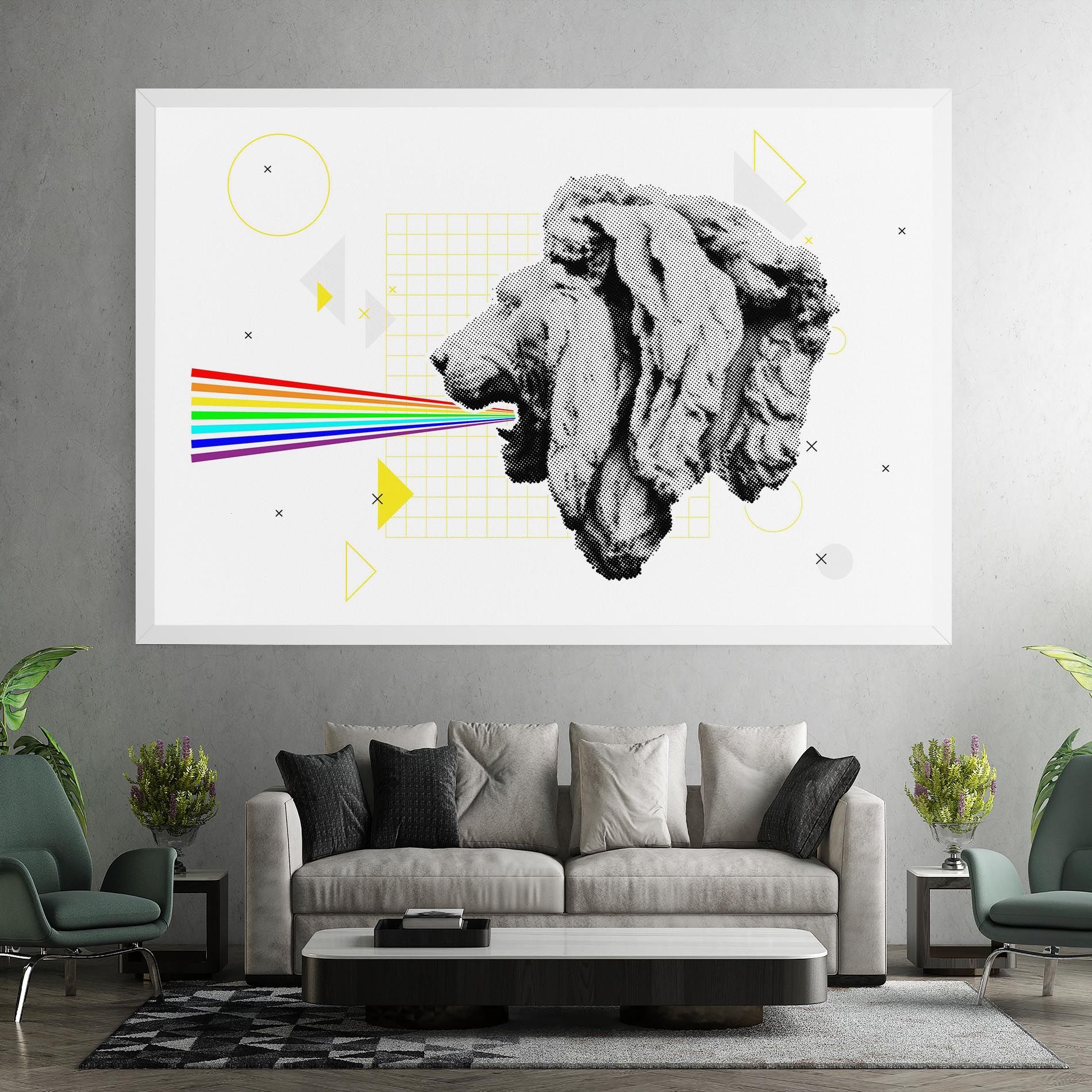 Lion Collage mockup 7