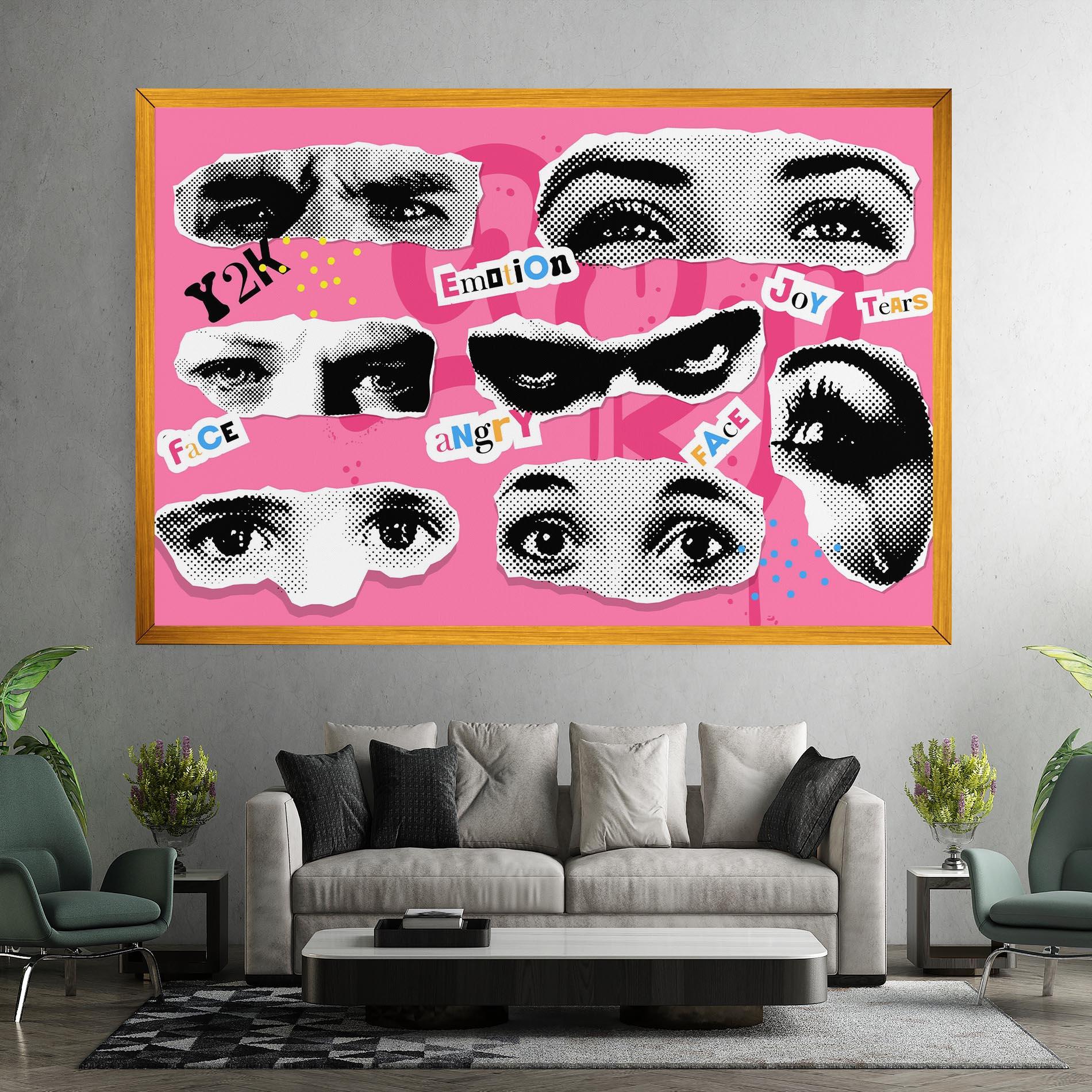 Картина на платно Eye Type mockup 7