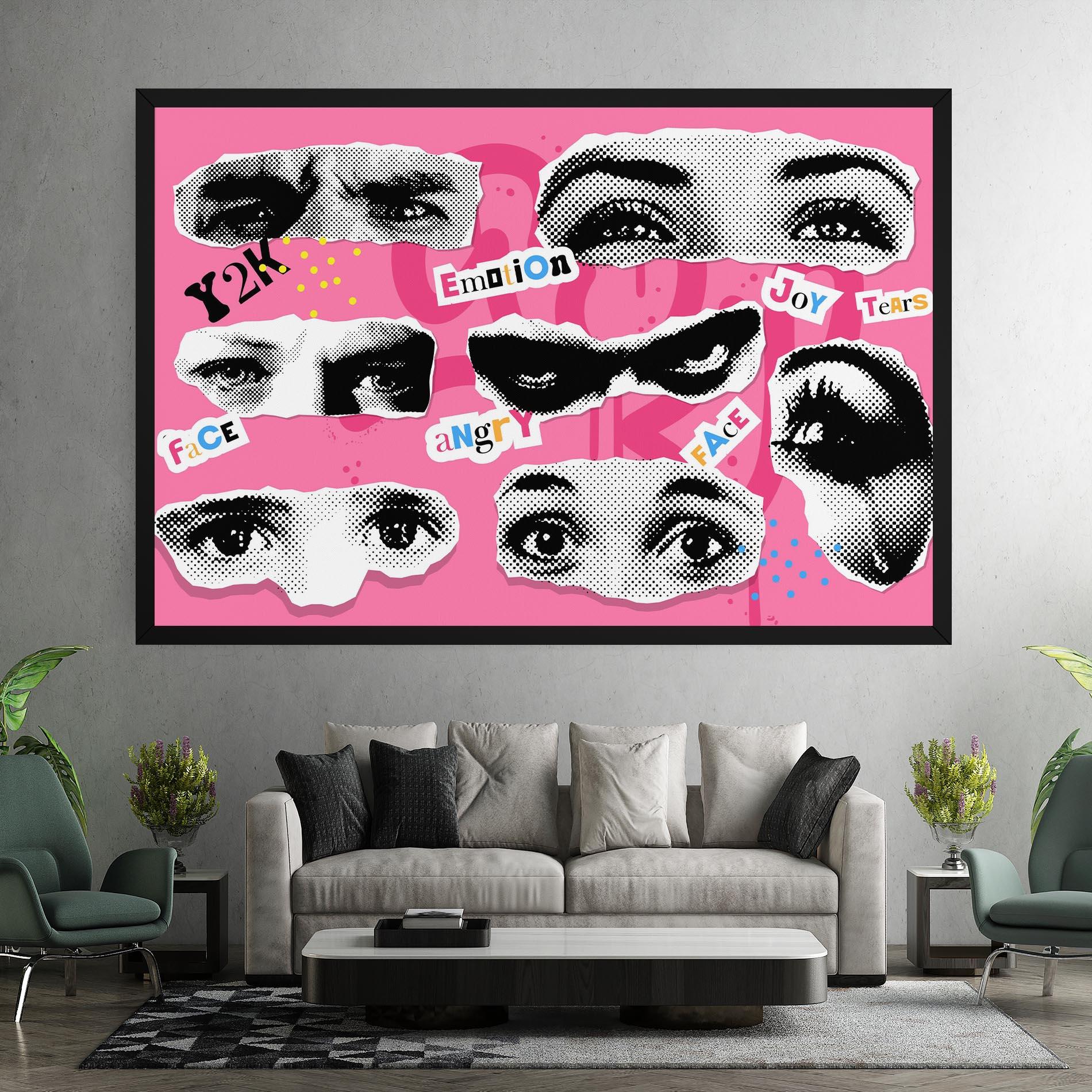 Картина на платно Eye Type mockup 7