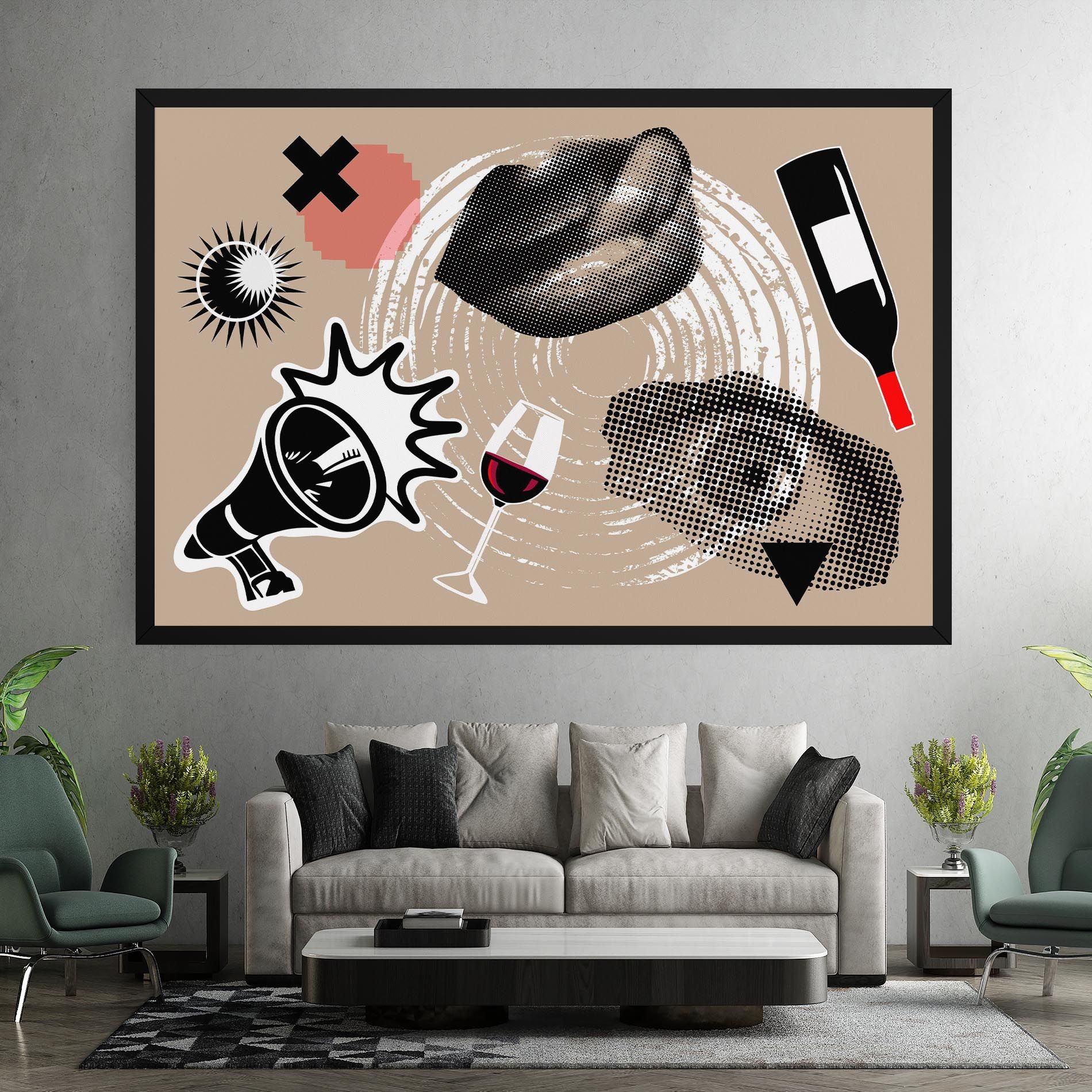 Lips Mouth Collage mockup 7