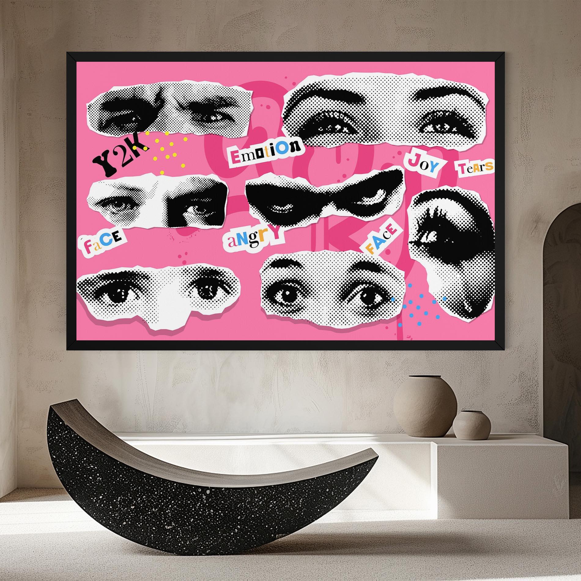 Картина на платно Eye Type mockup 8