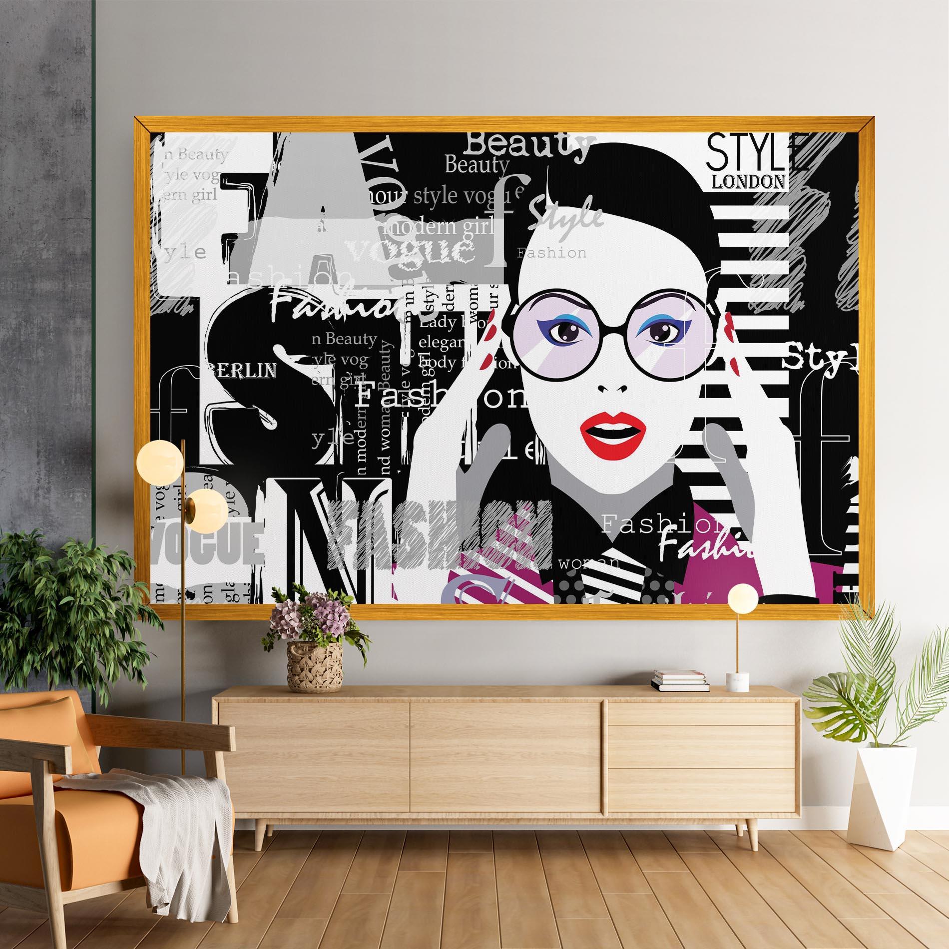 Картина на платно Fashion Collage mockup 9