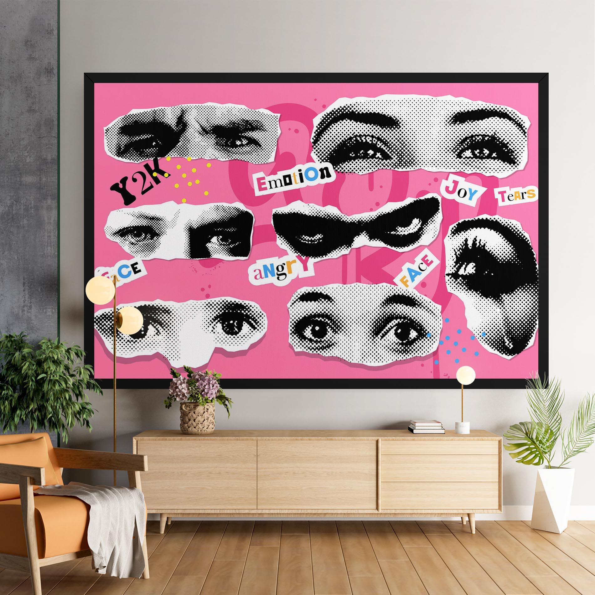 Картина на платно Eye Type mockup 9