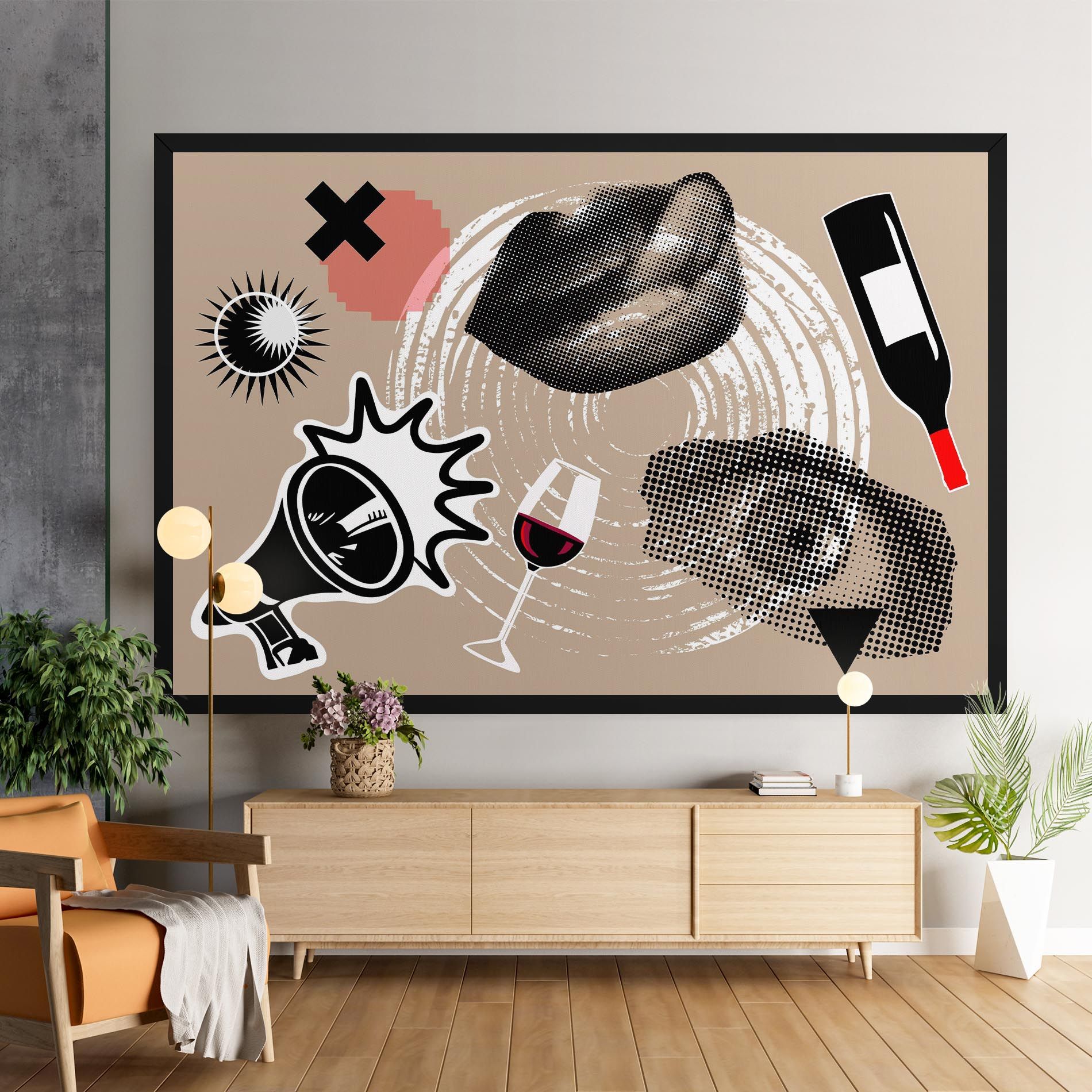 Lips Mouth Collage mockup 9